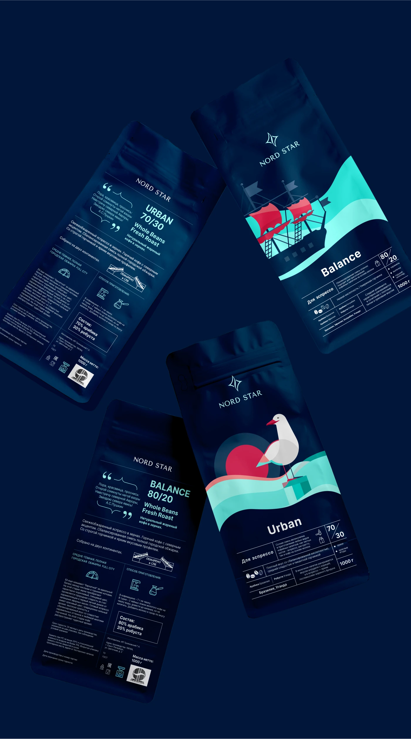 Nord Star Coffee — Изображение №23 — Брендинг, Иллюстрация на Dprofile