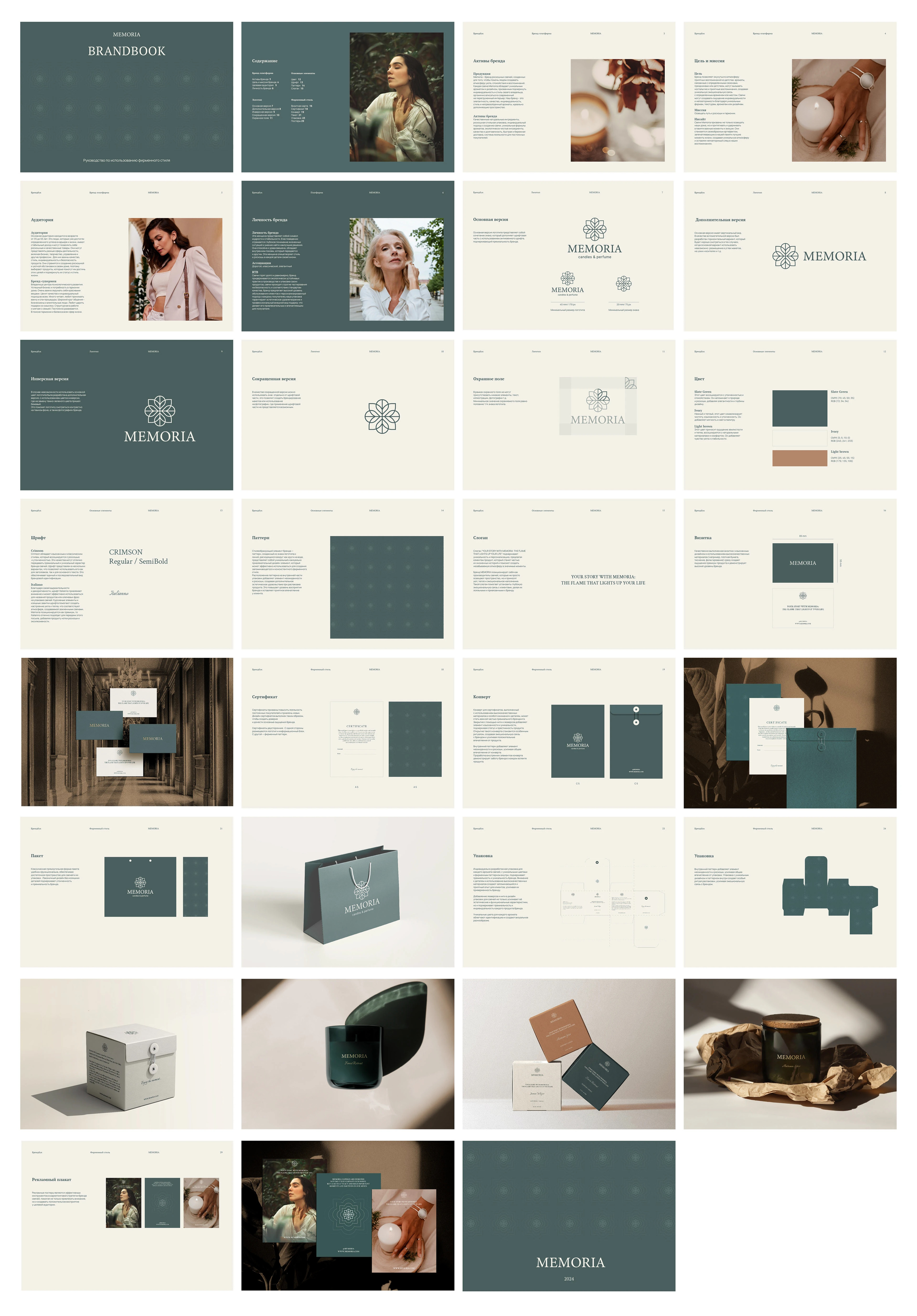 MEMORIA. BRAND IDENTITY — Изображение №16 — Брендинг на Dprofile