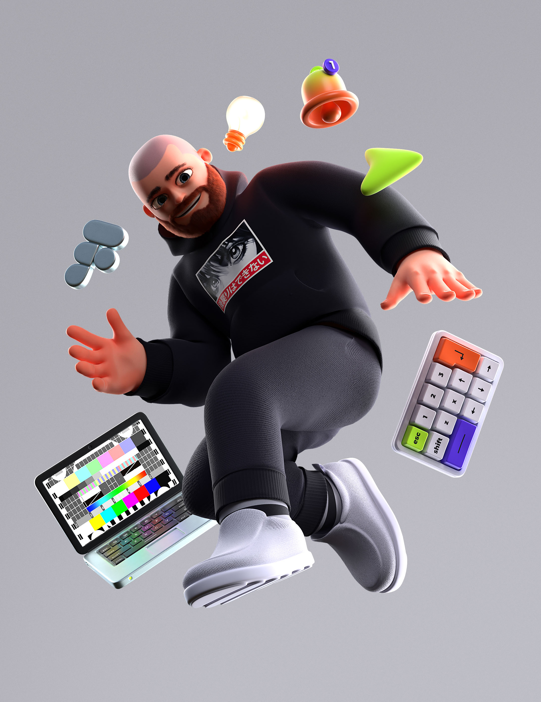 3D-персонаж — Изображение №2 — Иллюстрация, 3D на Dprofile