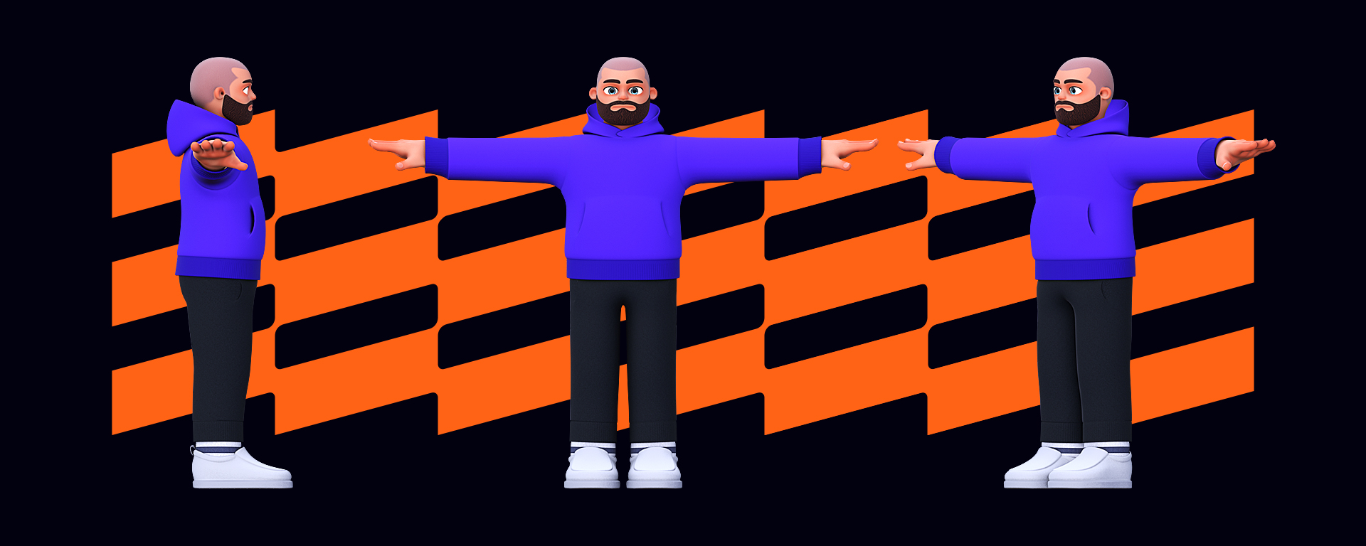 3D персонаж и элементы — Изображение №7 — Иллюстрация, 3D на Dprofile