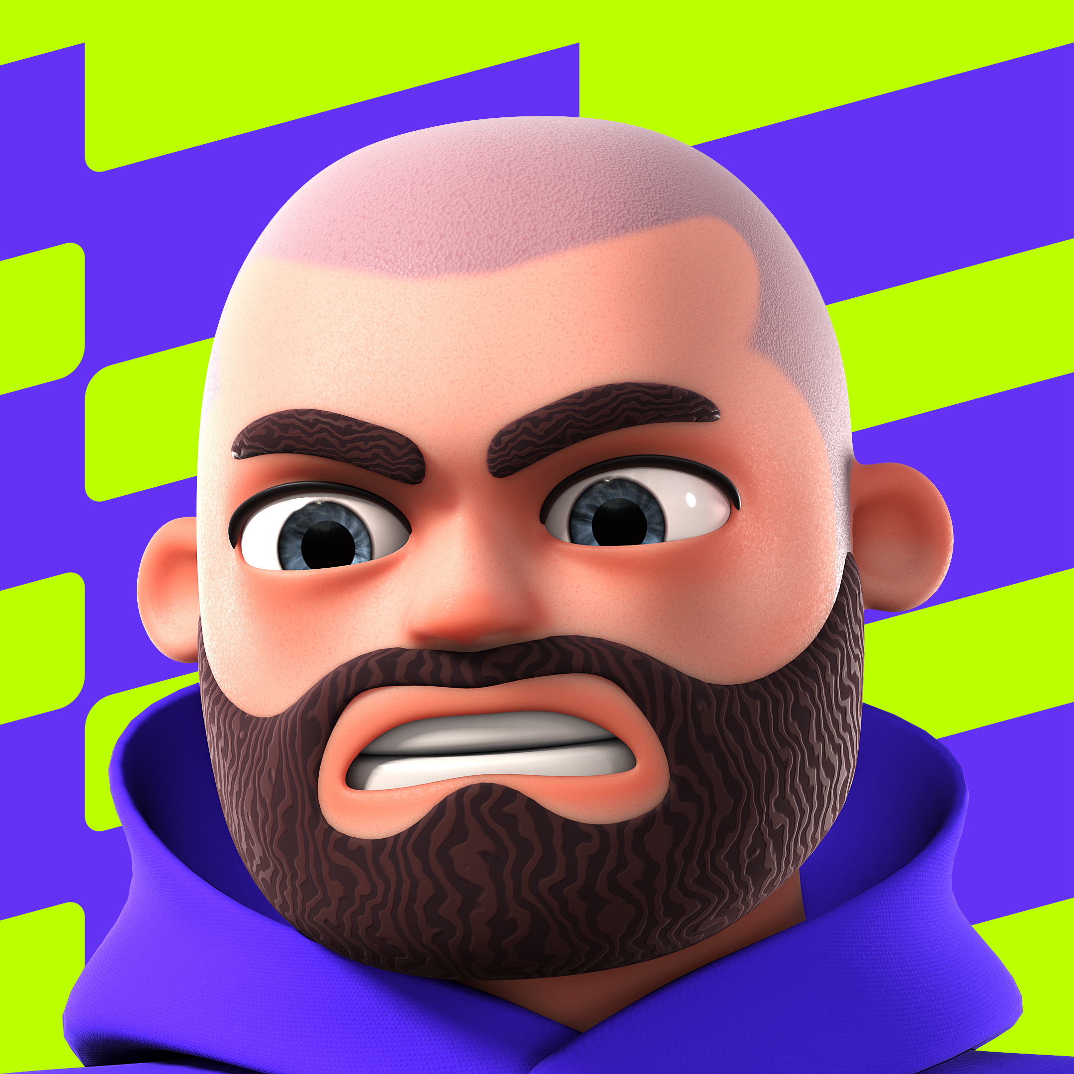 3D персонаж и элементы — Изображение №4 — Иллюстрация, 3D на Dprofile