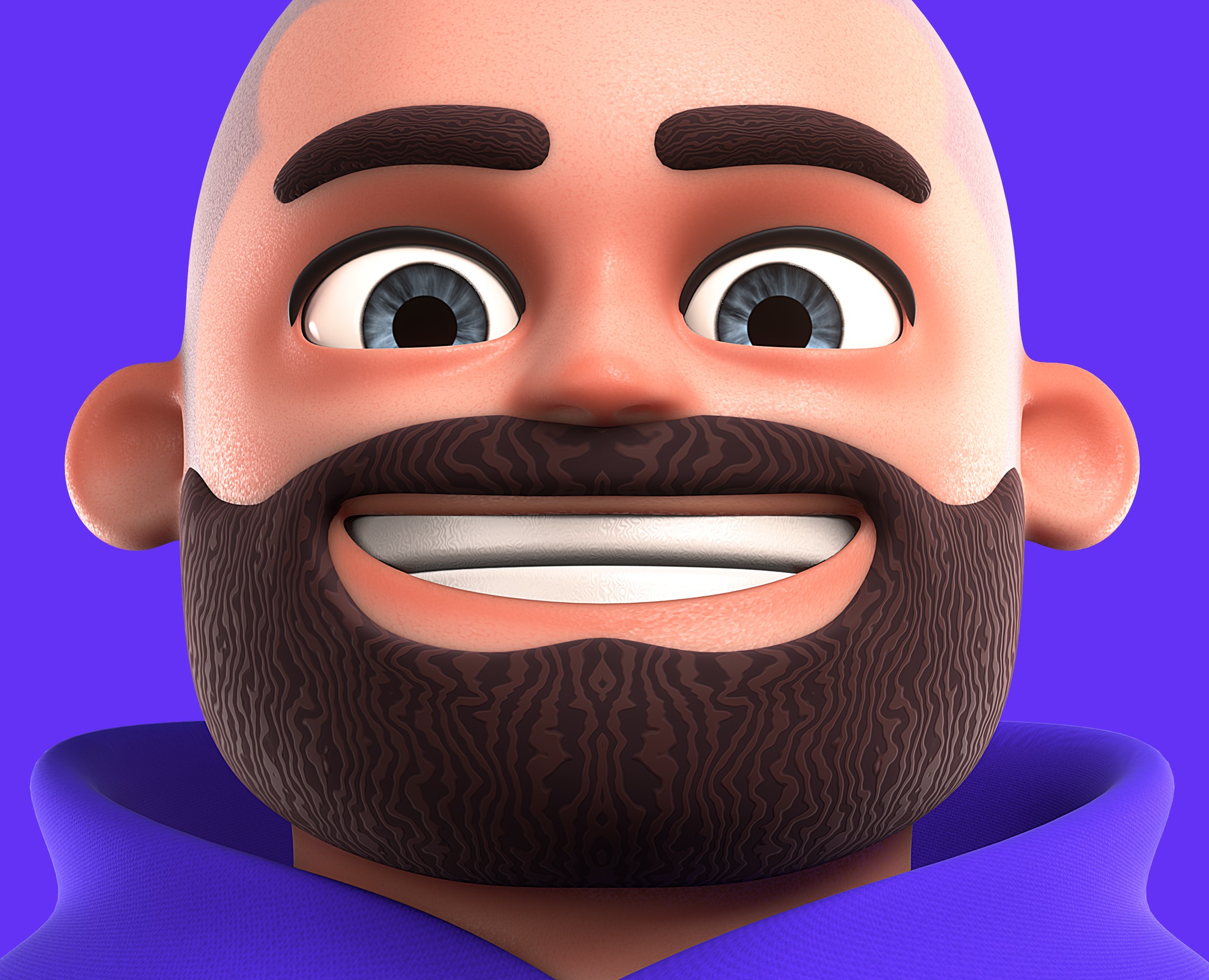 3D персонаж и элементы — Иллюстрация, 3D на Dprofile