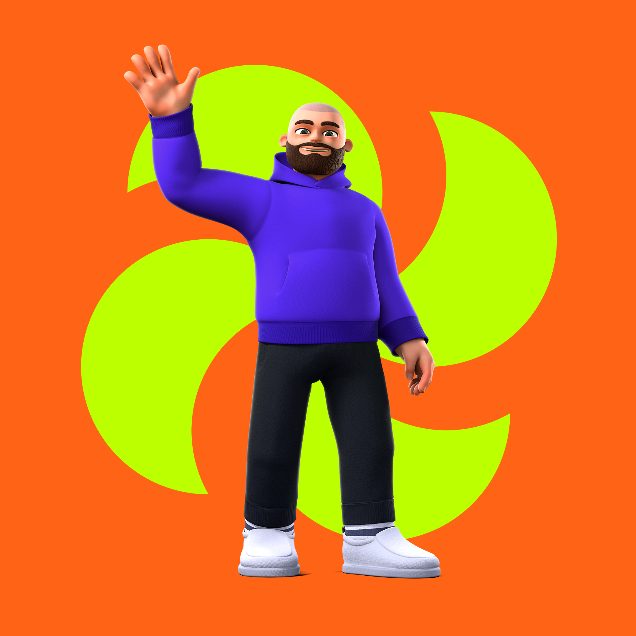 3D персонаж и элементы — Изображение №2 — Иллюстрация, 3D на Dprofile