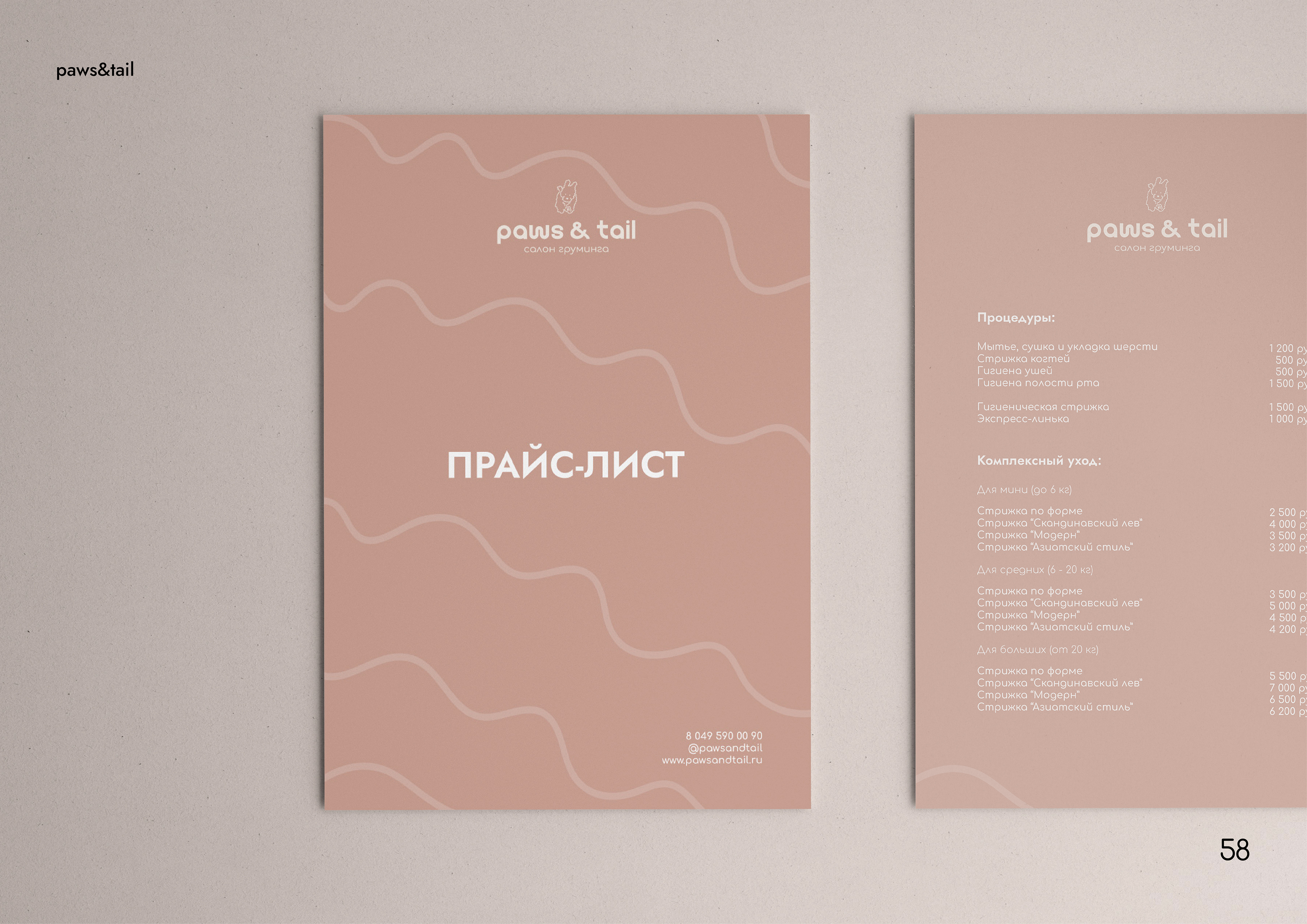 Гайдлайн | Фирменный стиль | Салон Груминга | Guidebook — Изображение №58 — Брендинг на Dprofile