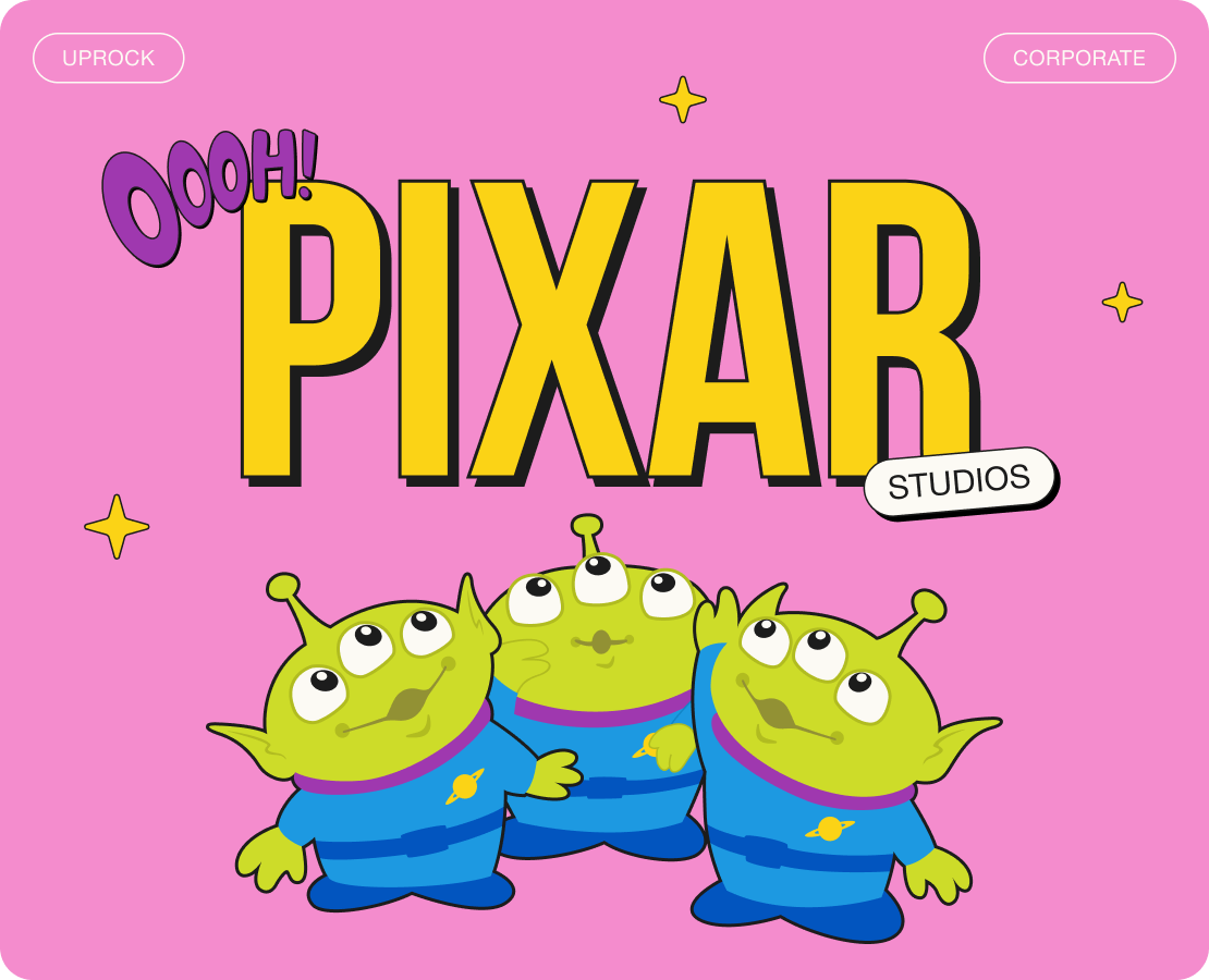 PIXAR | Corporate website redesign — Интерфейсы на Dprofile