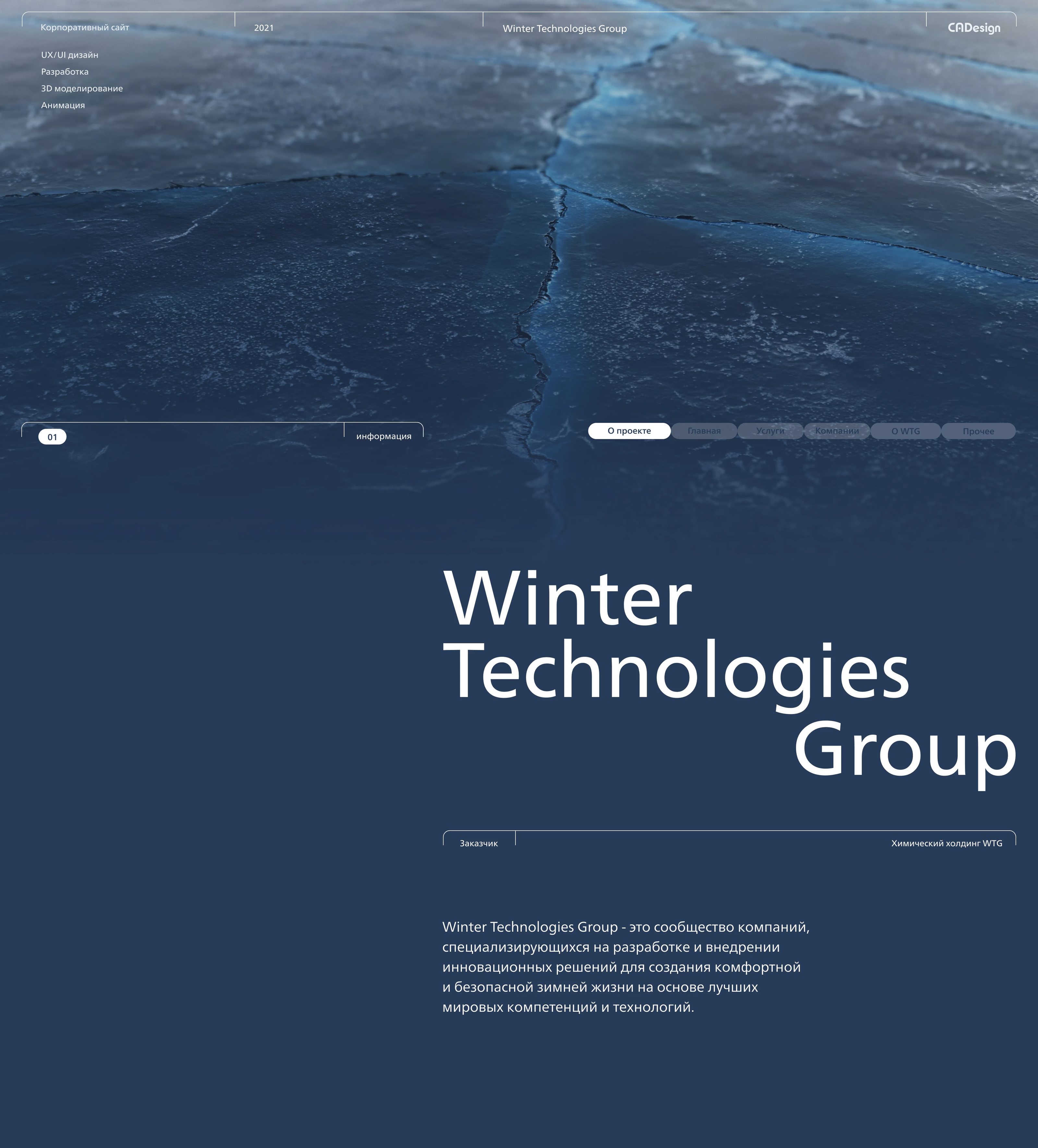 Winter Technologies Group — Изображение №1 — Интерфейсы, Анимация на Dprofile