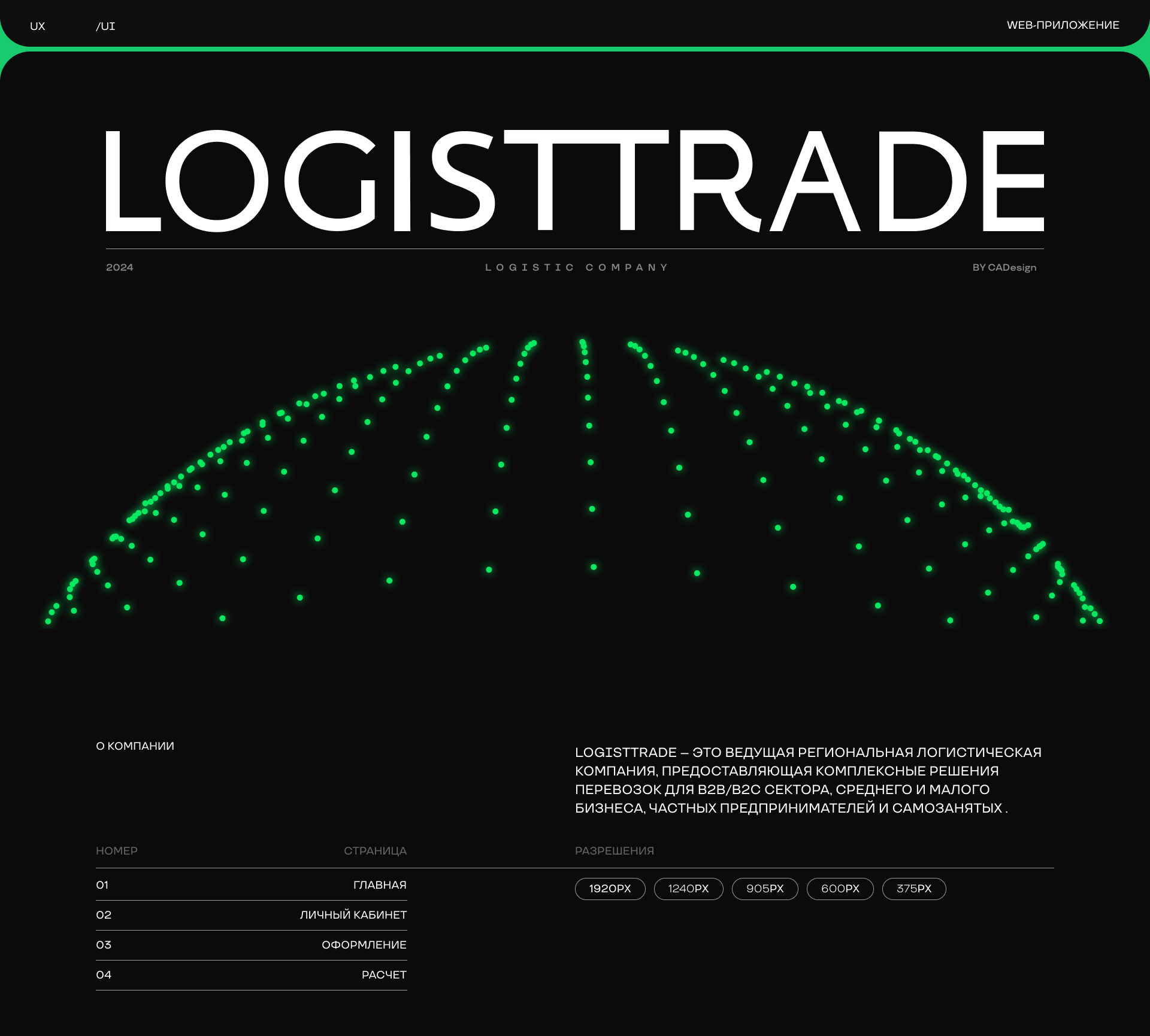 Сервис «LogistTrade» — Изображение №1 — Интерфейсы, Анимация на Dprofile