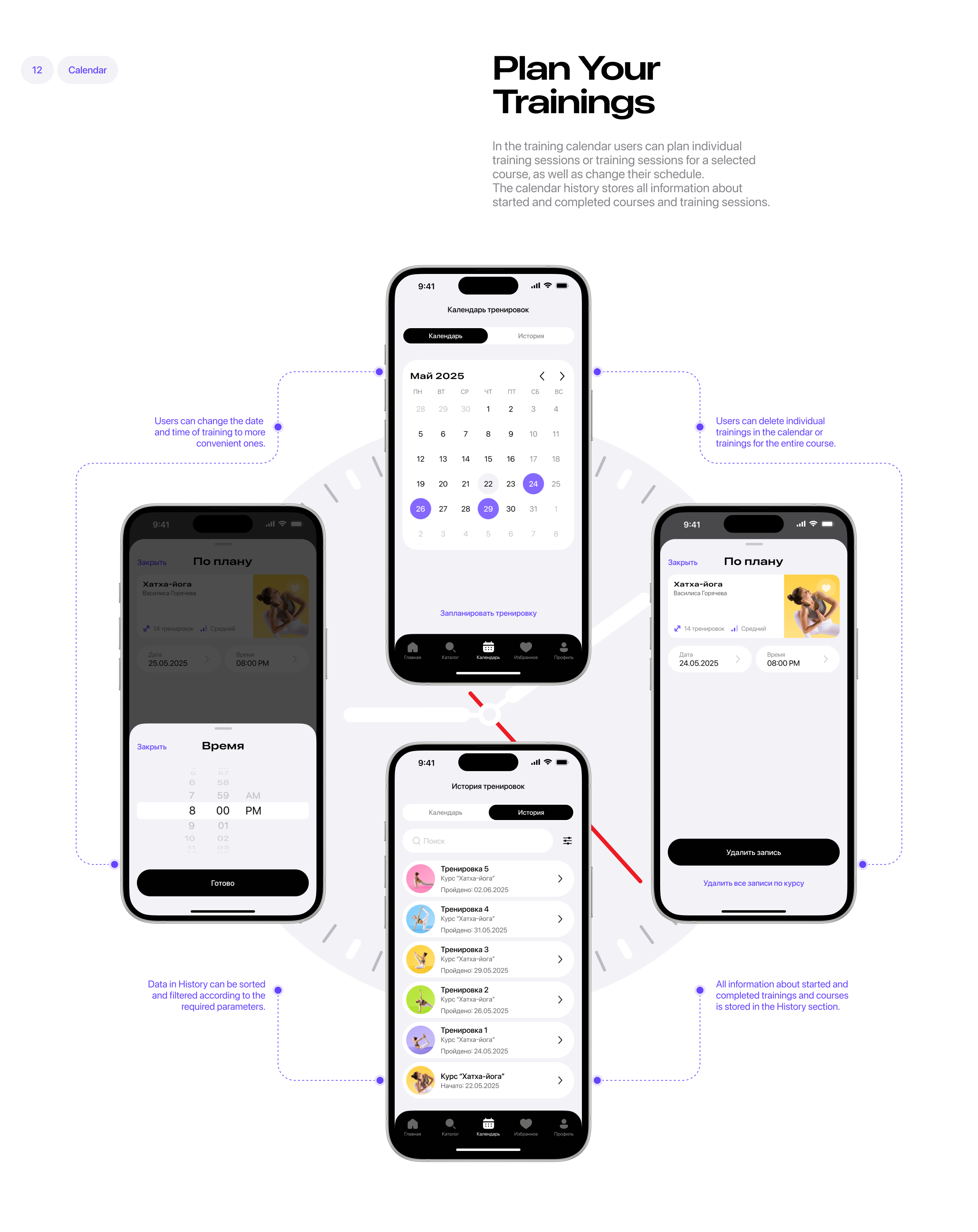 PROFIT | Fitness Mobile App — Изображение №19 — Интерфейсы на Dprofile
