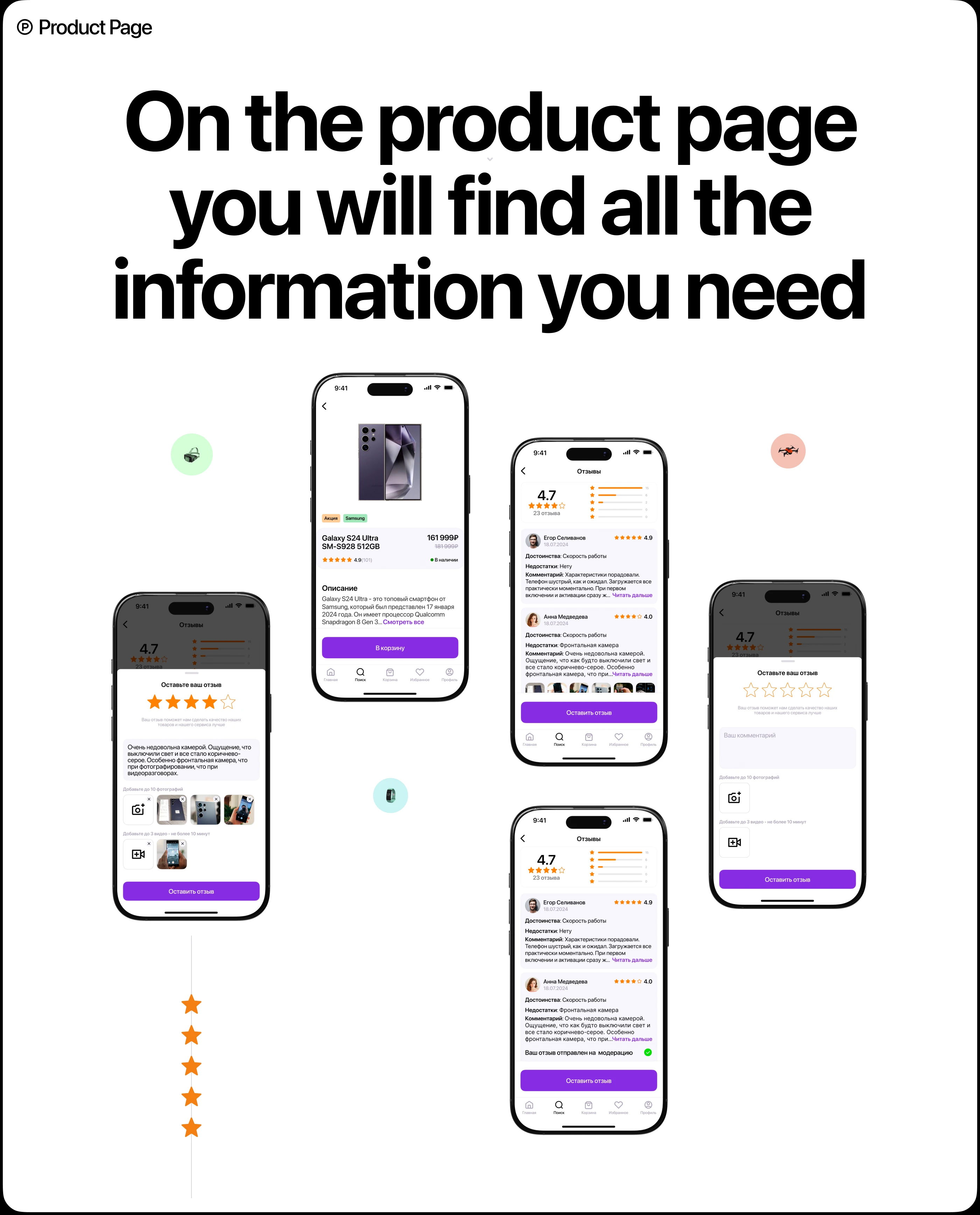InnovaTech | Mobile app | Electronics Marketplace — Изображение №12 — Интерфейсы на Dprofile