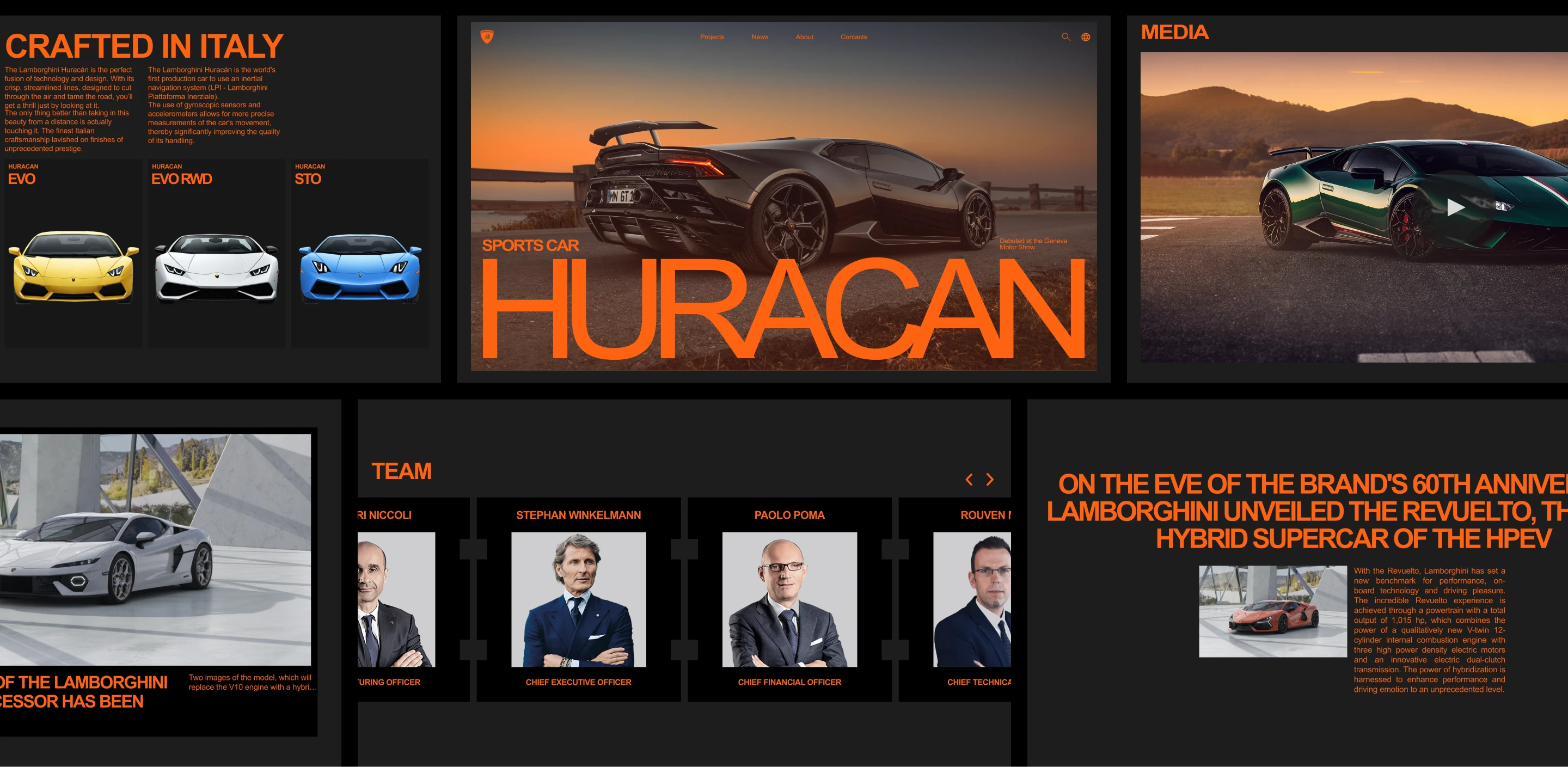 Lamborghini | Corporate website | Redesign — Изображение №17 — Интерфейсы на Dprofile