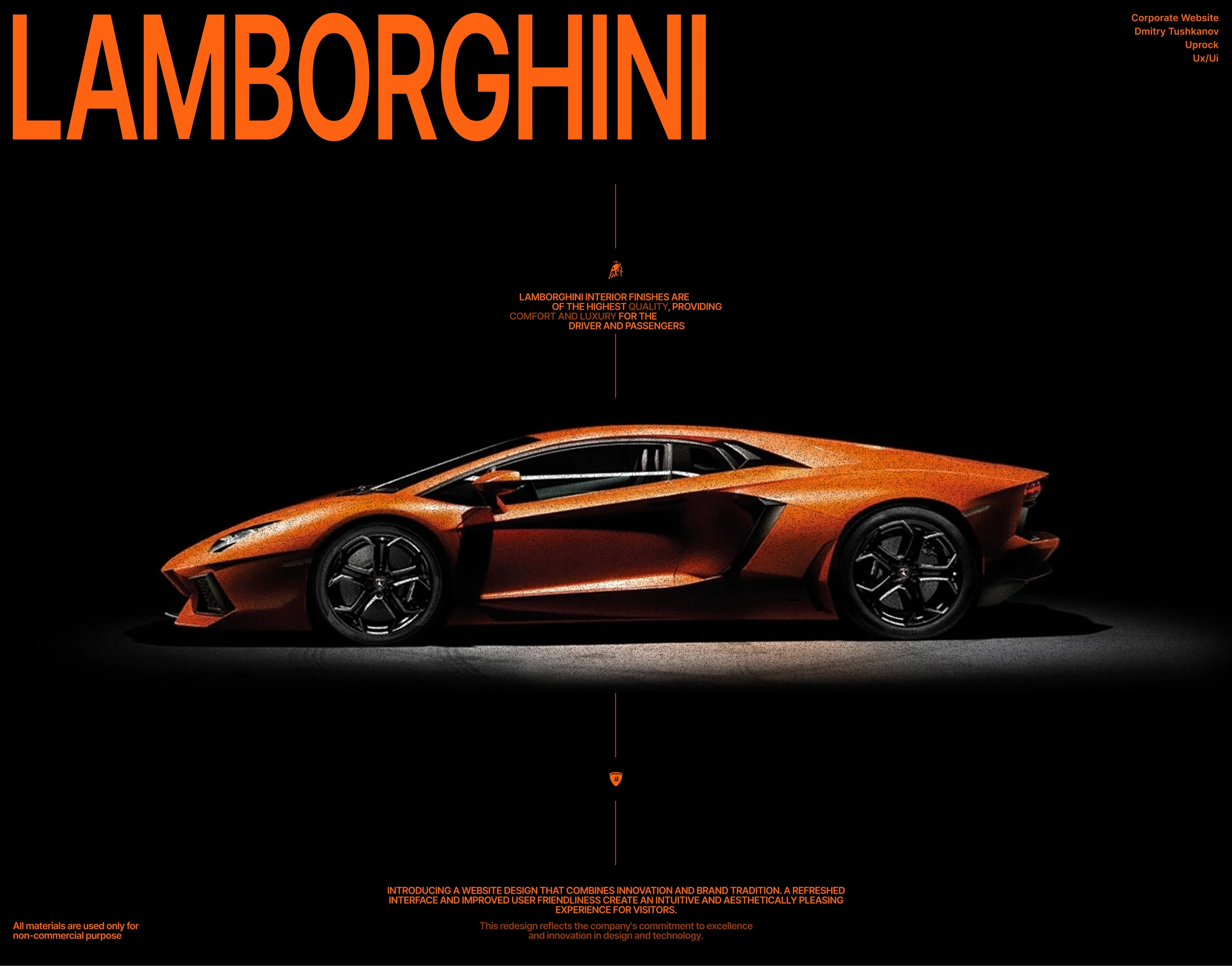Lamborghini | Corporate website | Redesign — Изображение №1 — Интерфейсы на Dprofile
