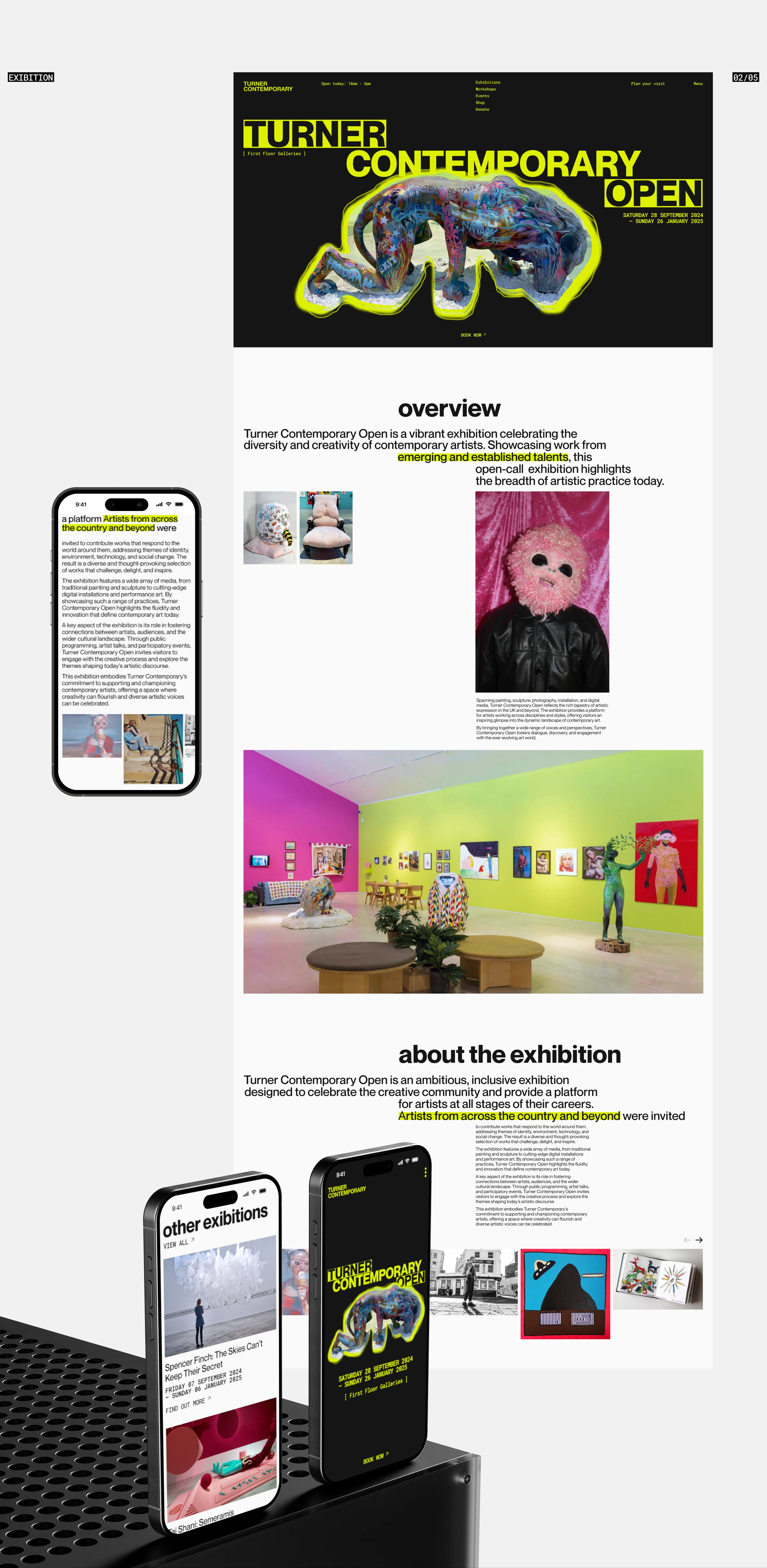 Gallery of Contemporary Art - Corporate Website - UX/UI — Изображение №6 — Интерфейсы на Dprofile