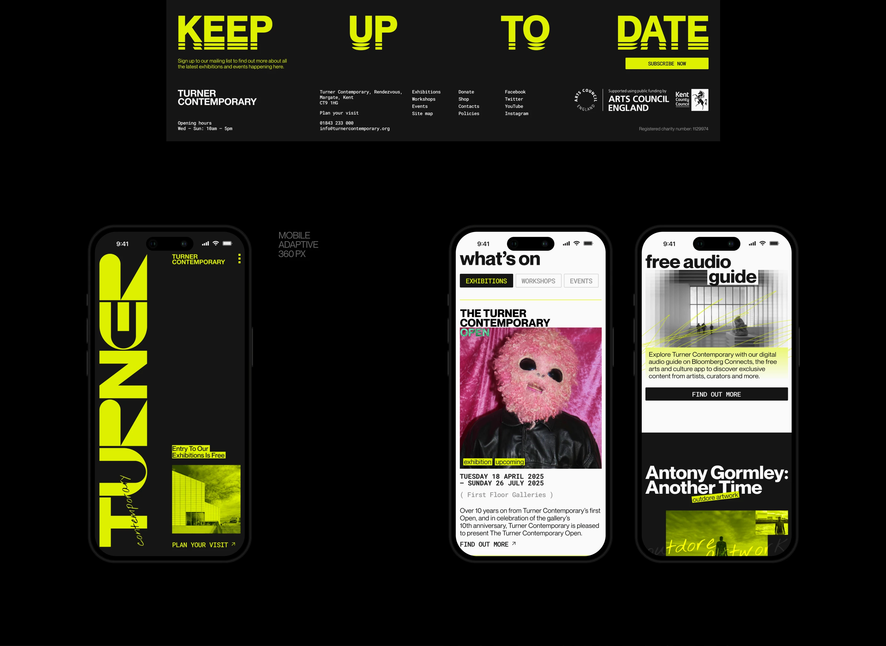 Gallery of Contemporary Art - Corporate Website - UX/UI — Изображение №4 — Интерфейсы на Dprofile