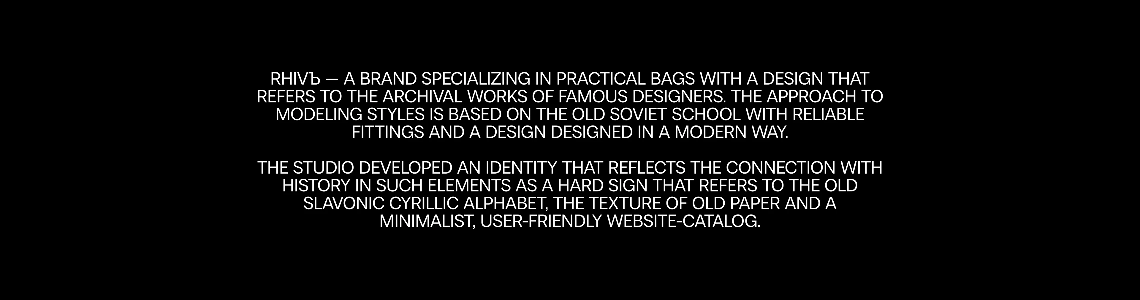 Rhivъ — Изображение №2 — Интерфейсы, Брендинг на Dprofile