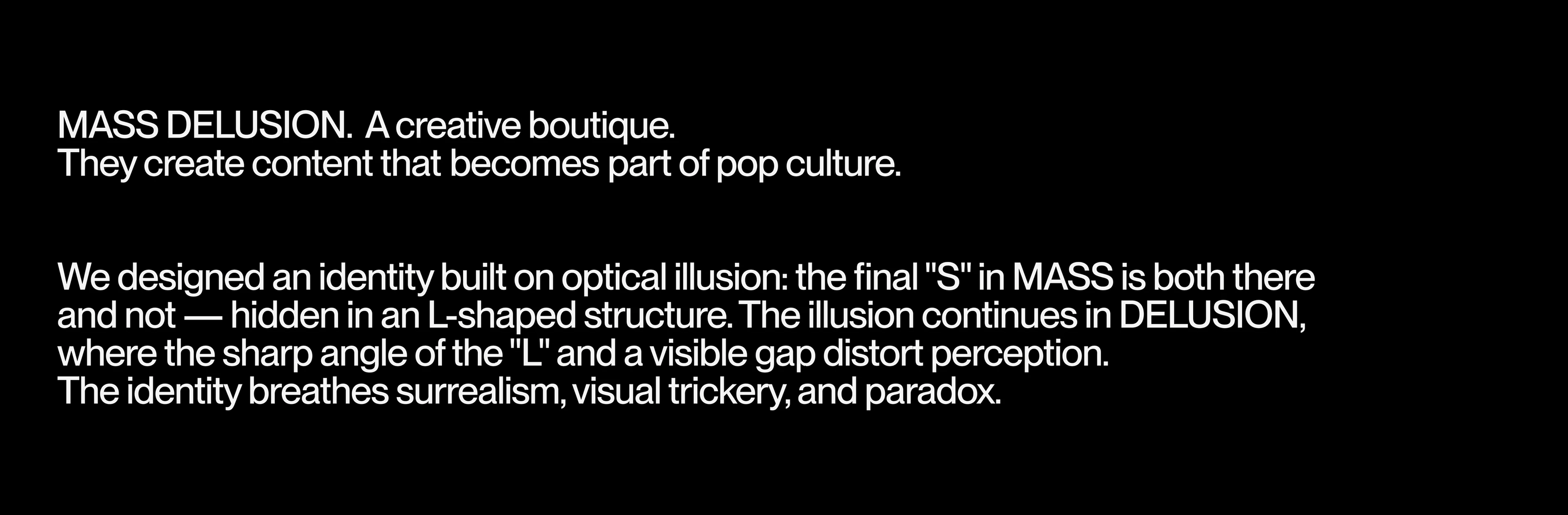 MASS DELLUSION — Изображение №3 — Интерфейсы, Брендинг на Dprofile