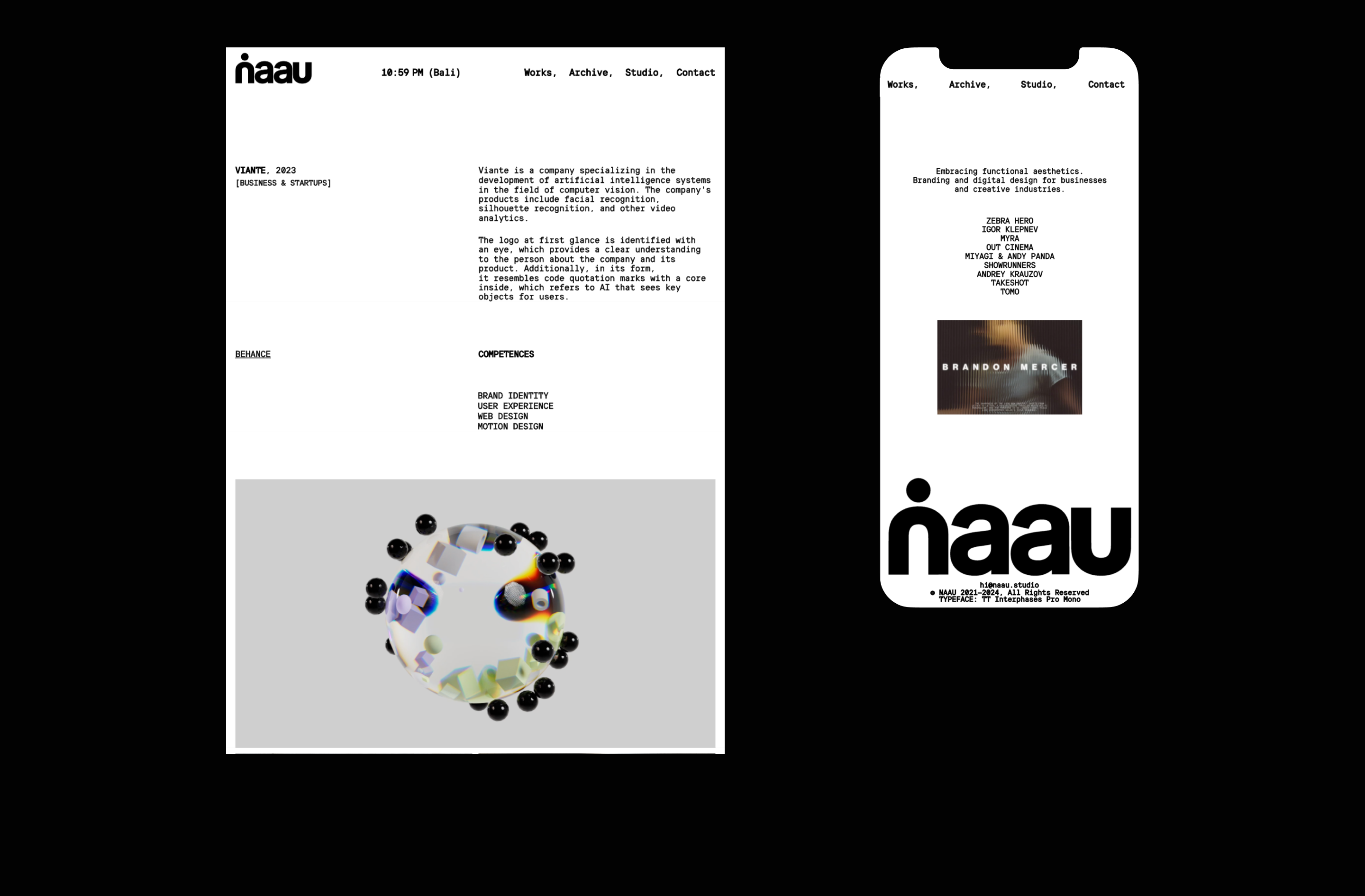 NAAU AGENCY 3.0 — Изображение №2 — Интерфейсы, Брендинг на Dprofile