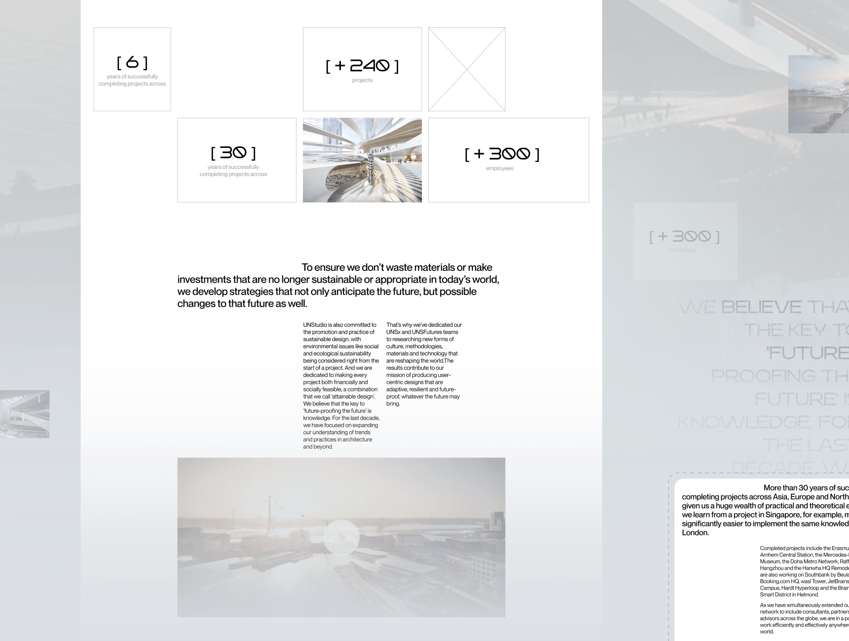 UNSTUDIO / Corporate website — Изображение №9 — Интерфейсы на Dprofile