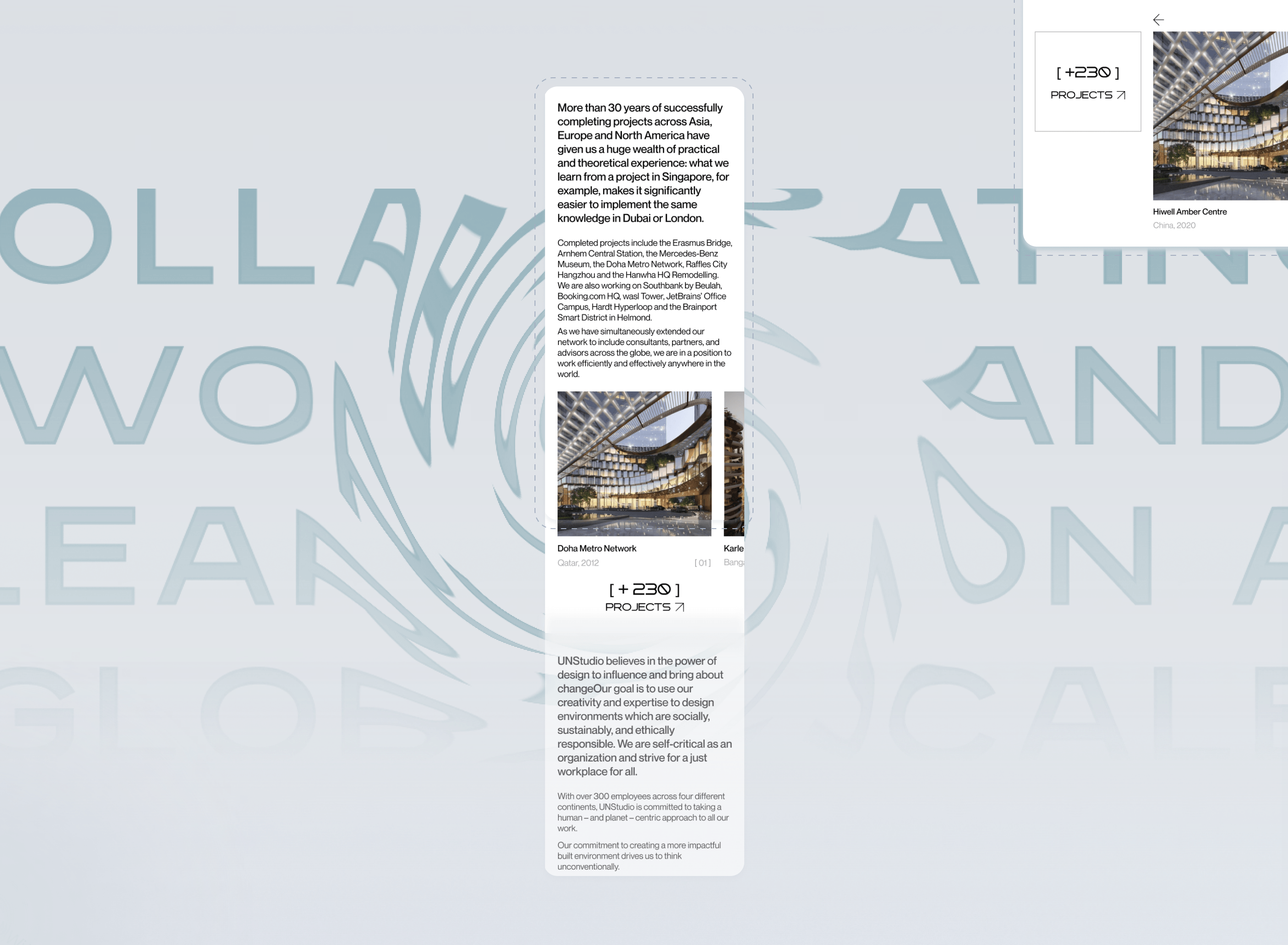 UNSTUDIO / Corporate website — Изображение №10 — Интерфейсы на Dprofile