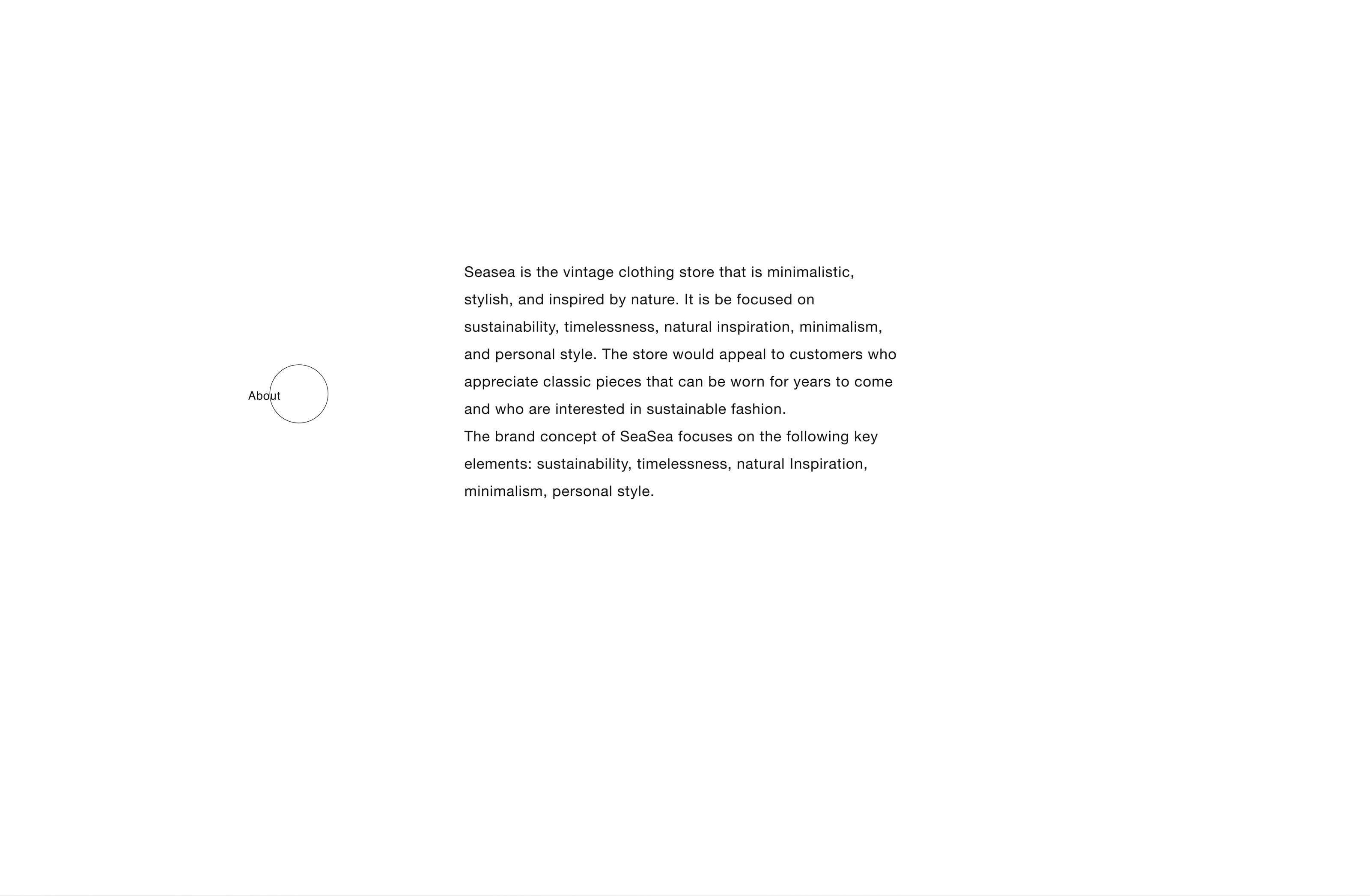 E-COMMERCE WEBSITE. SEASEA | VINTAGE CLOTHES — Изображение №3 — Интерфейсы на Dprofile