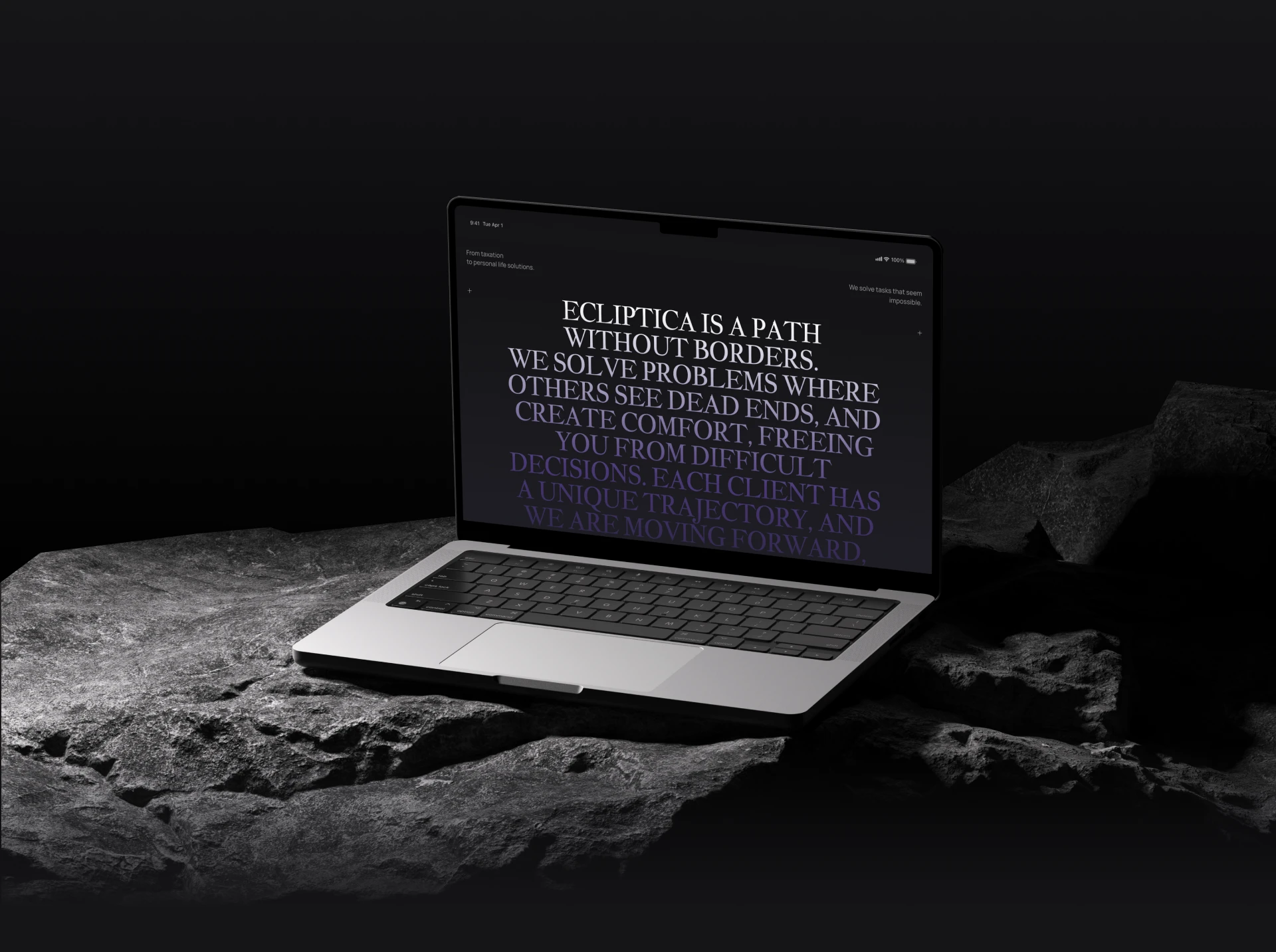 Ecliptica | Брендинг и Веб-дизайн — Изображение №6 — Интерфейсы, Брендинг на Dprofile