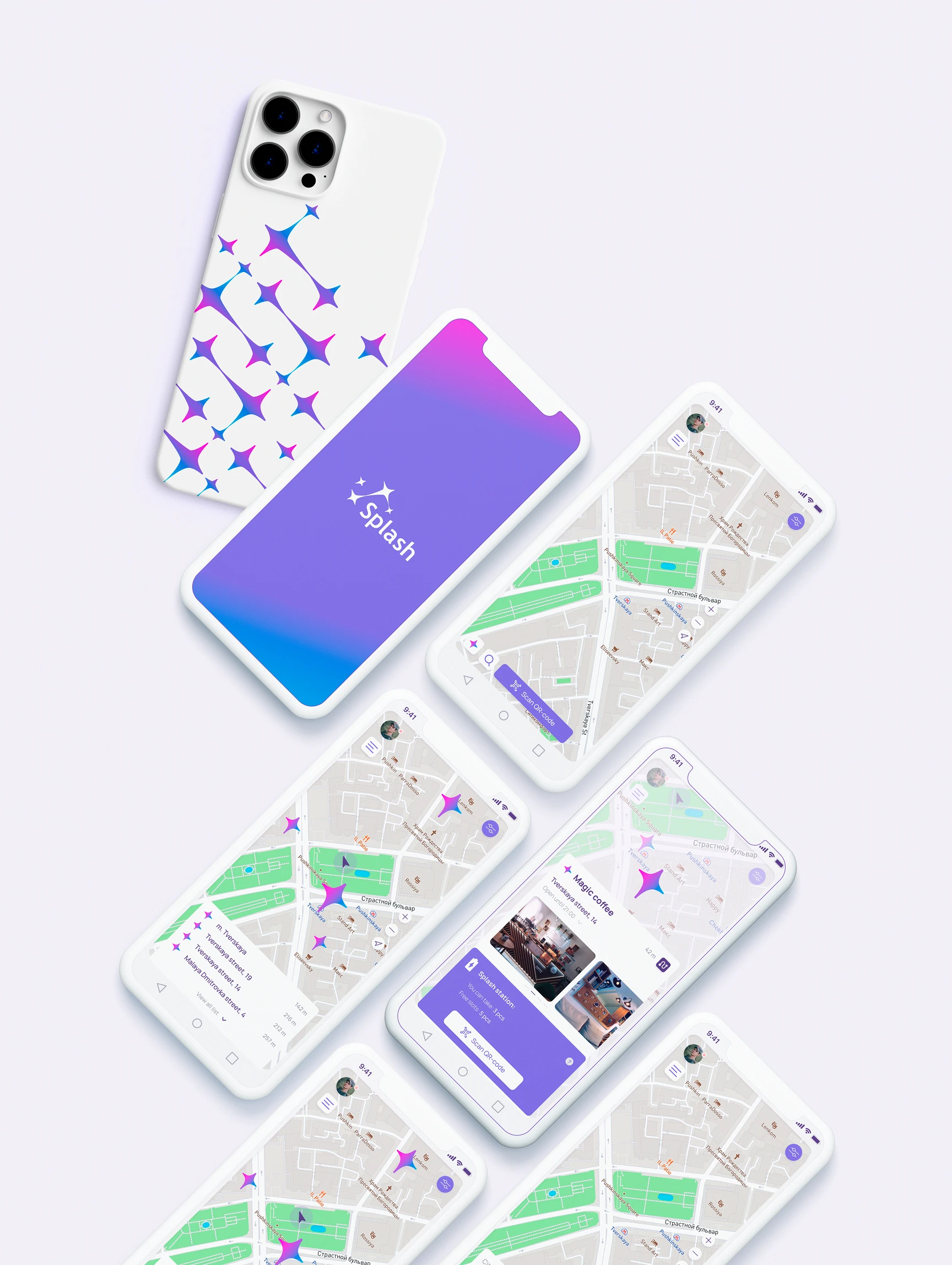 Splash. Logo and identity for power bank sharing. — Изображение №3 — Брендинг на Dprofile