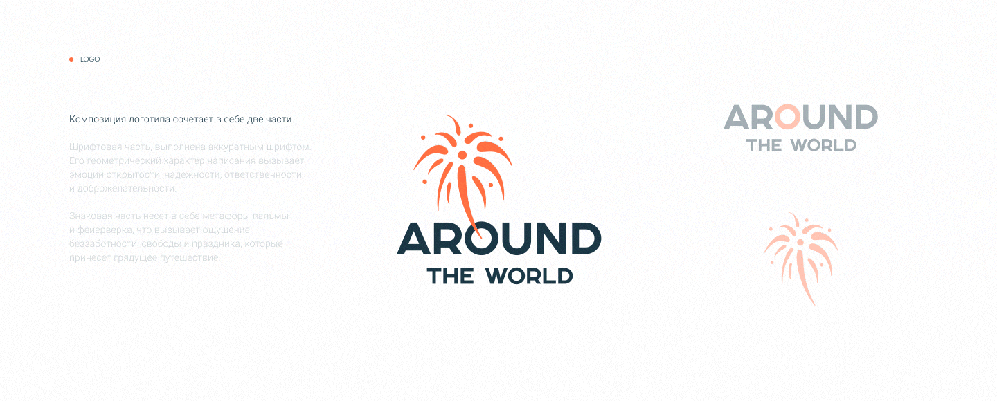 Logo/identity: Travel agency Around the world — Изображение №4 — Брендинг на Dprofile