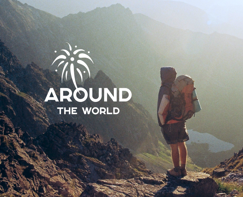 Logo/identity: Travel agency Around the world — Брендинг на Dprofile