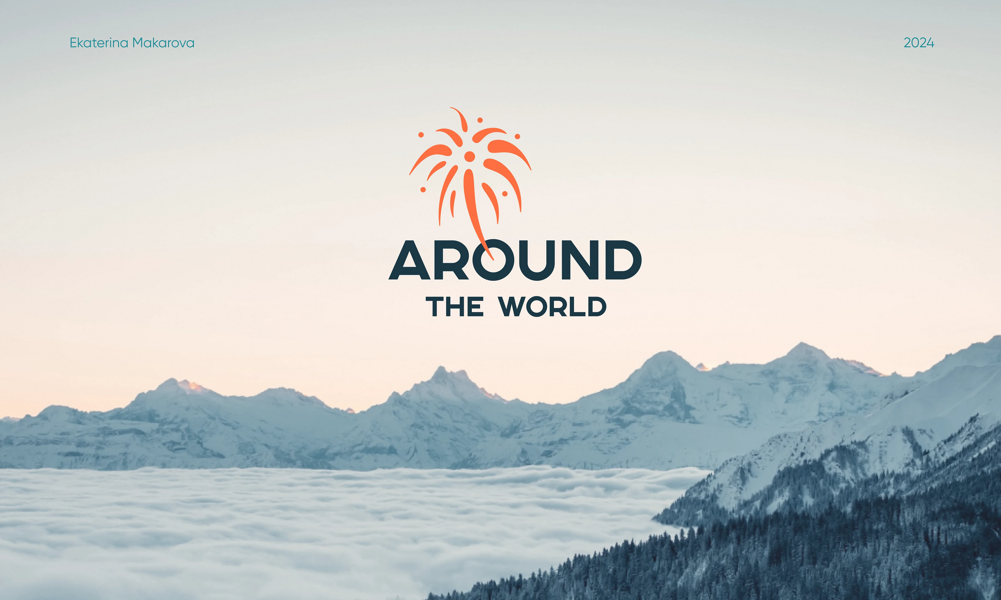Logo/identity: Travel agency Around the world — Изображение №1 — Брендинг на Dprofile
