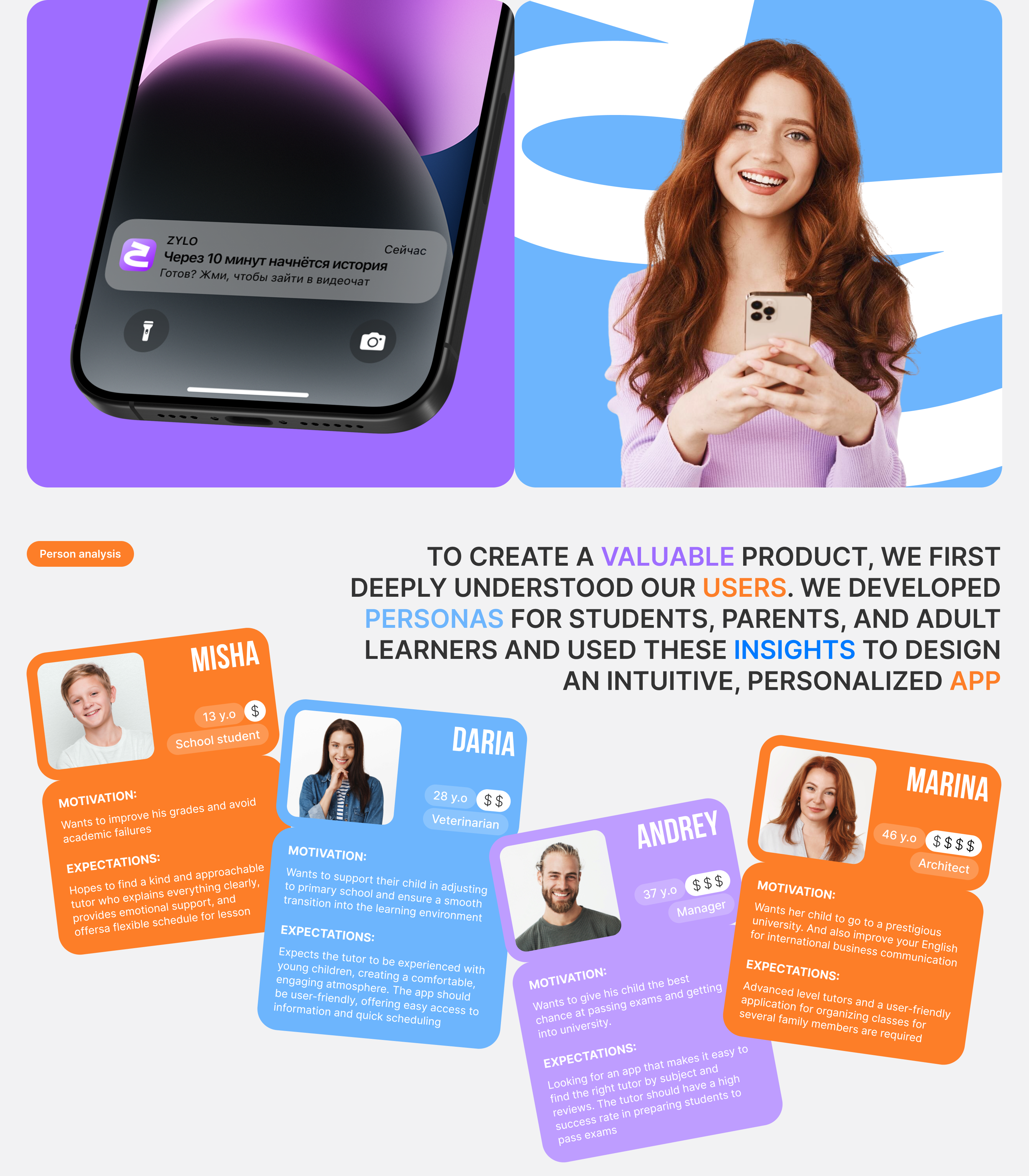 ZYLO | Mobile App | UX/UI — Изображение №4 — Интерфейсы на Dprofile