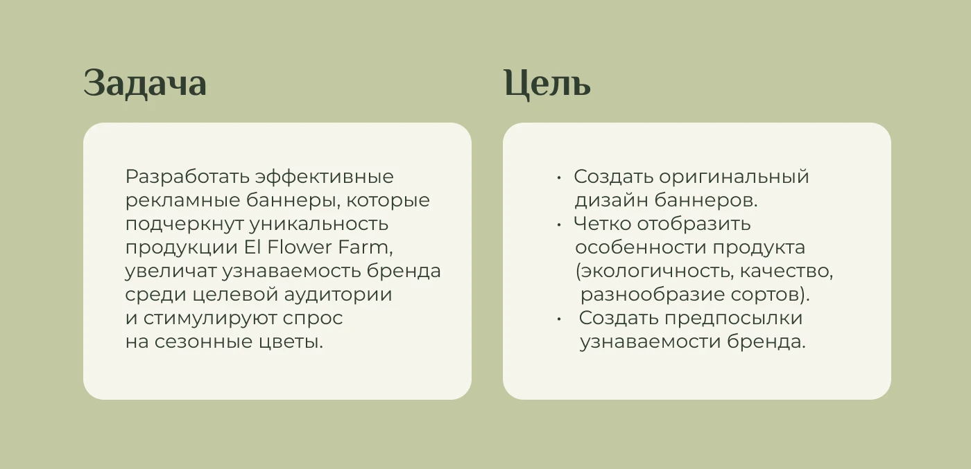 Баннеры для соцсетей El Flower Farm — Изображение №3 — Маркетинг на Dprofile
