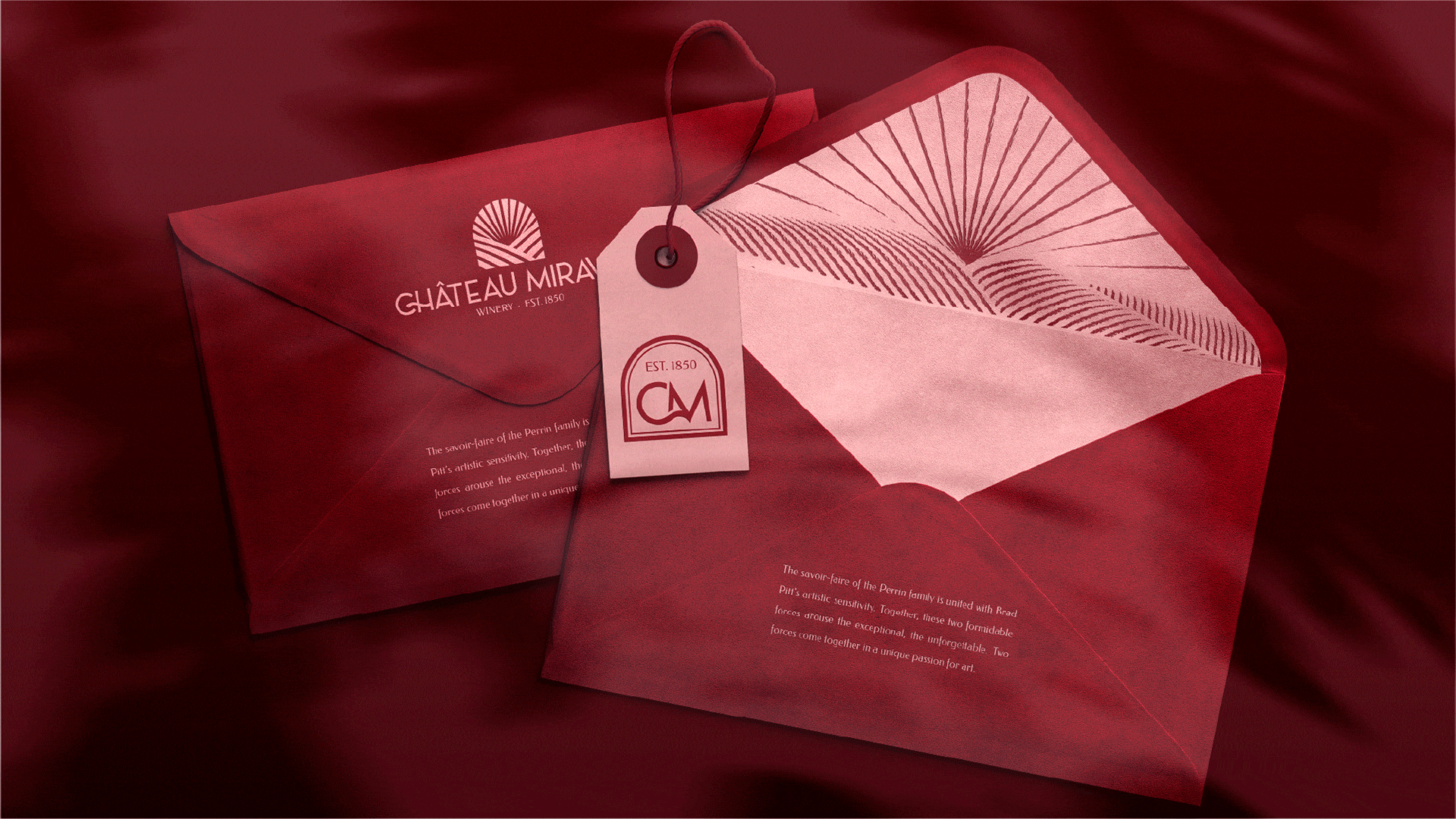 Château Miraval Winery Brand Identity / Винодельня — Изображение №9 — Брендинг на Dprofile