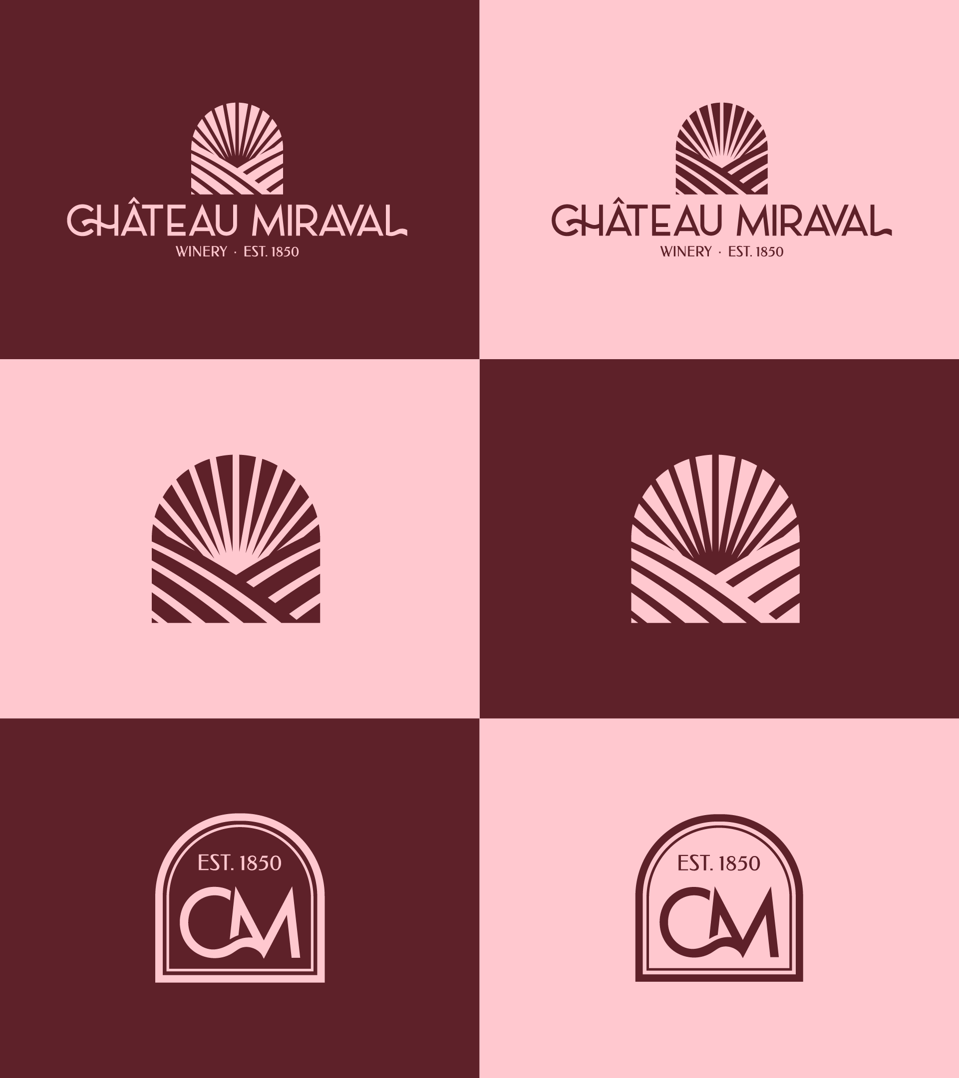 Château Miraval Winery Brand Identity / Винодельня — Изображение №3 — Брендинг на Dprofile