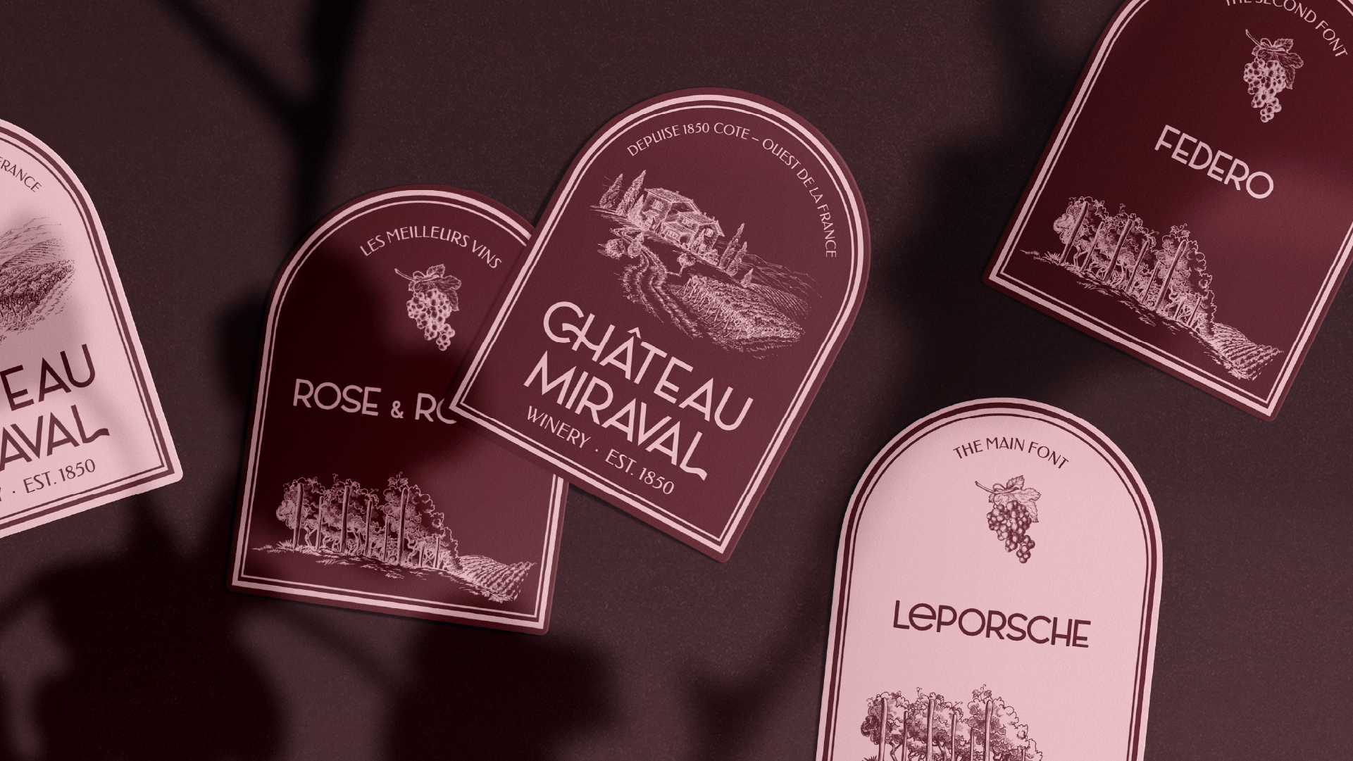 Château Miraval Winery Brand Identity / Винодельня — Изображение №11 — Брендинг на Dprofile