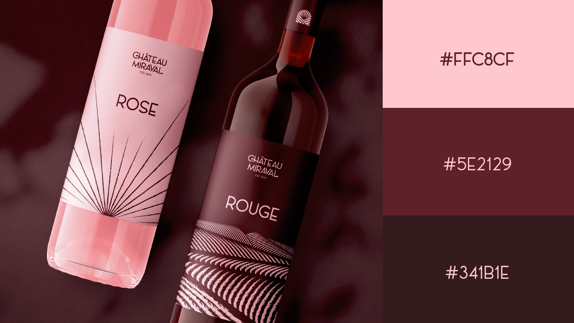 Château Miraval Winery Brand Identity / Винодельня — Изображение №8 — Брендинг на Dprofile