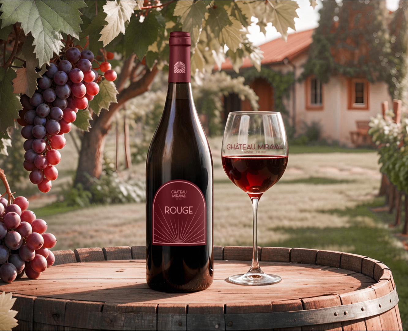 Château Miraval Winery Brand Identity / Винодельня на Dprofile