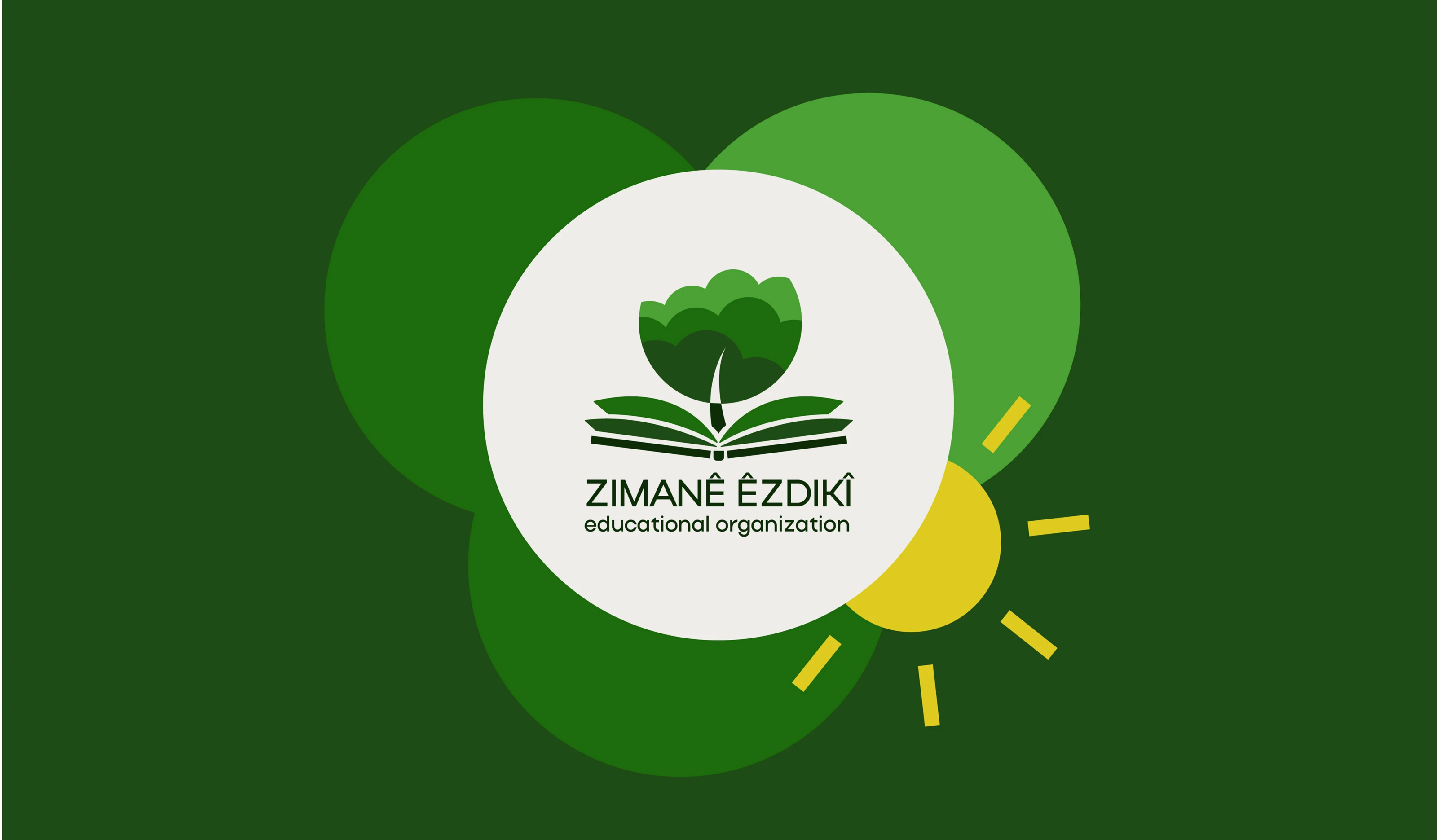 Брендинг языковой онлайн школы "ZIMANÊ ÊZDIKÎ" — Изображение №2 — Брендинг, Графика на Dprofile