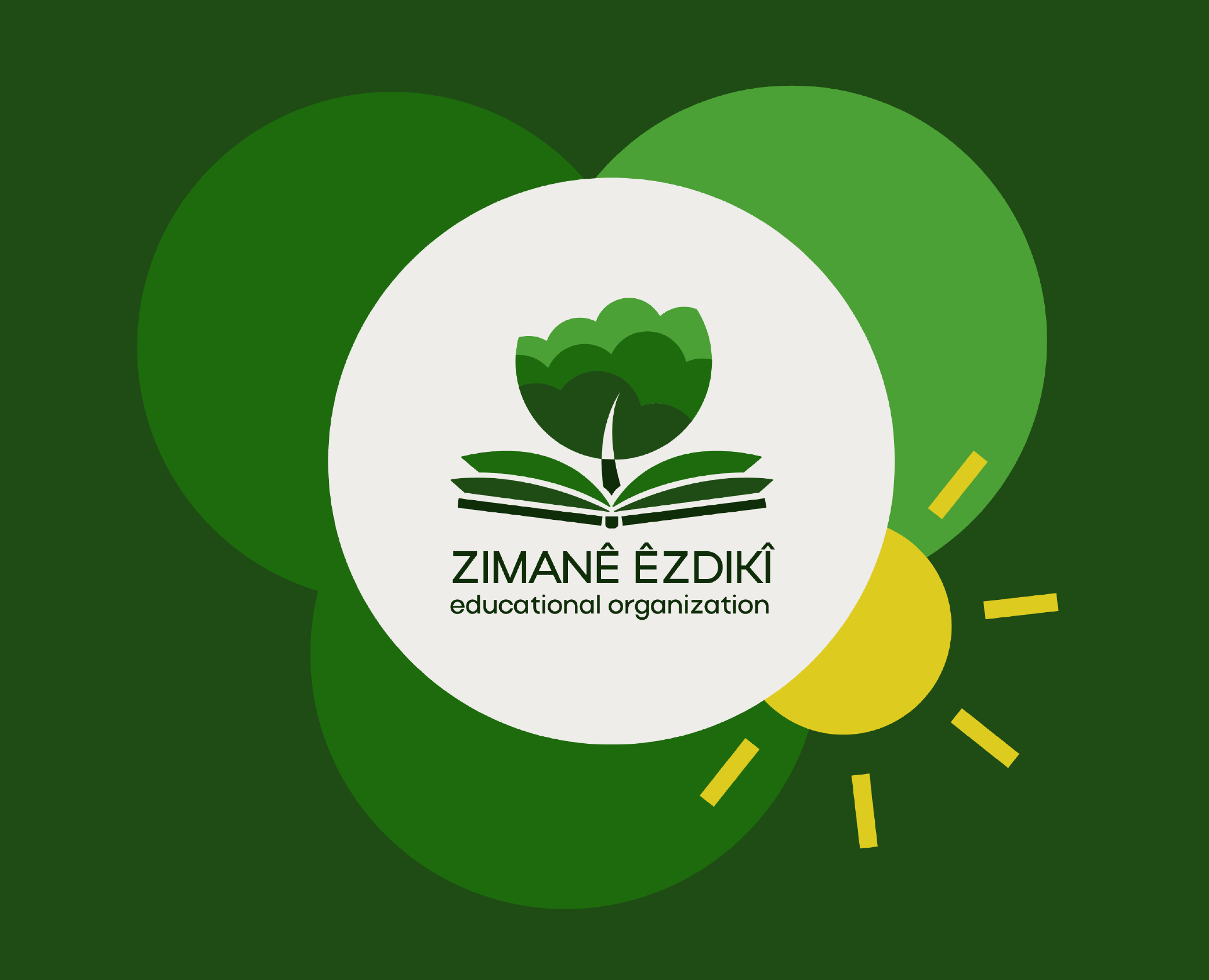 Брендинг языковой онлайн школы "ZIMANÊ ÊZDIKÎ" — Брендинг, Графика на Dprofile