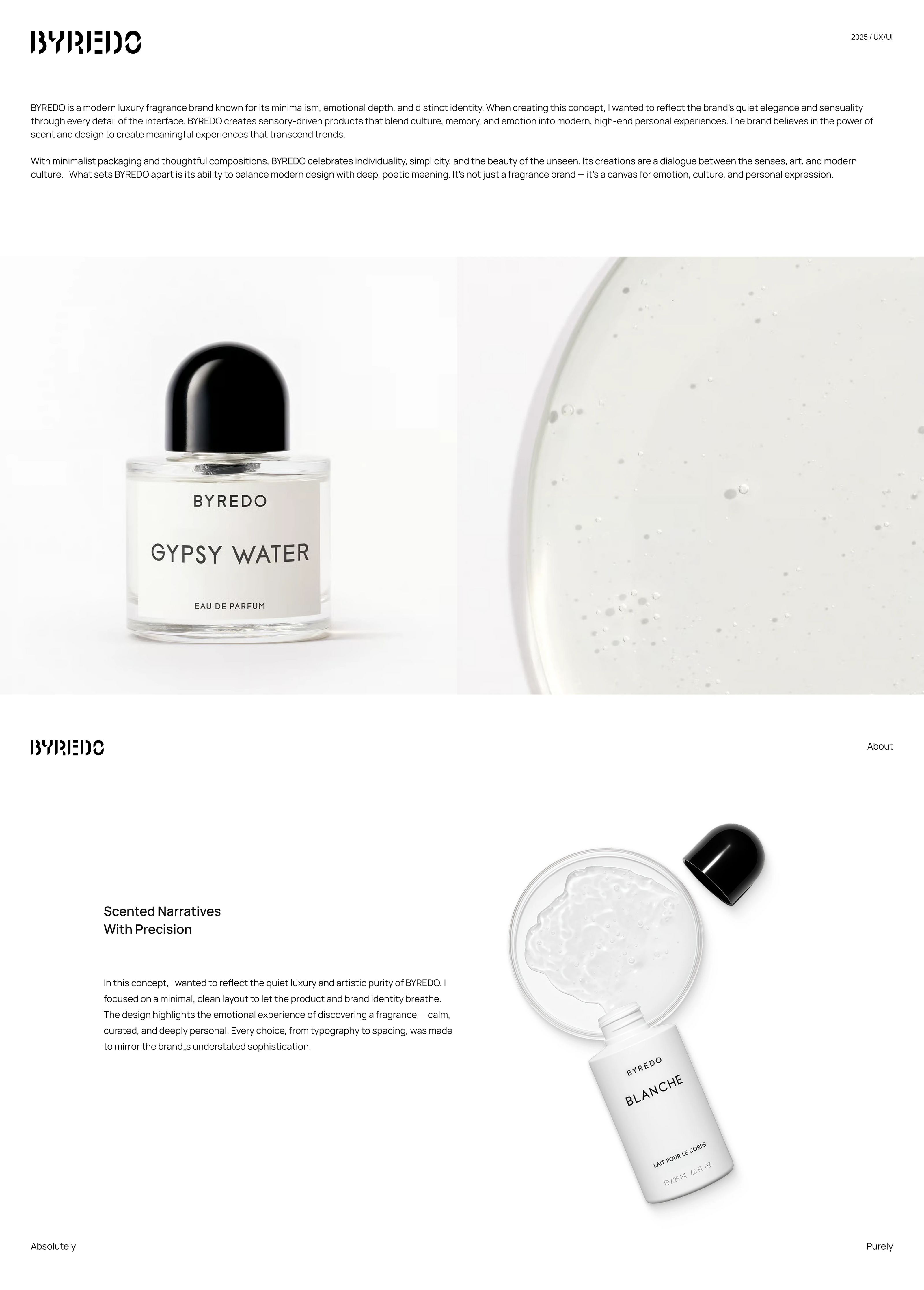 Byredo UXUI Design — Изображение №1 — Интерфейсы на Dprofile