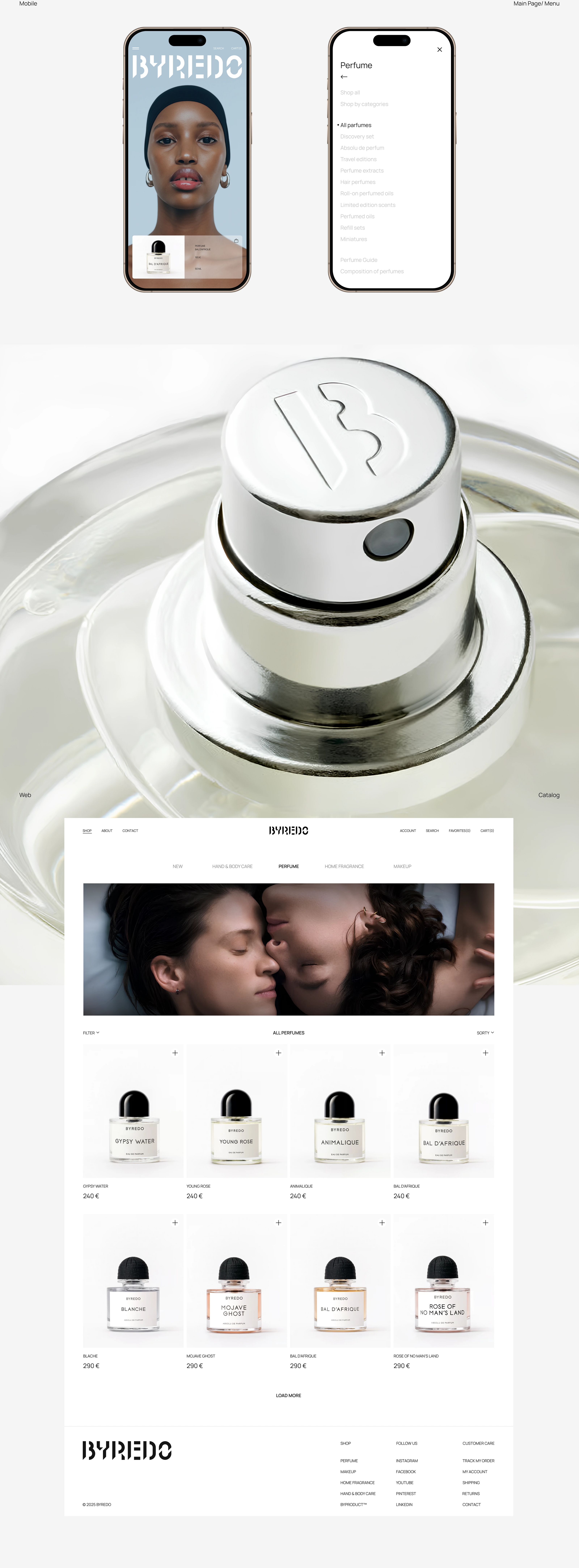 Byredo UXUI Design — Изображение №4 — Интерфейсы на Dprofile