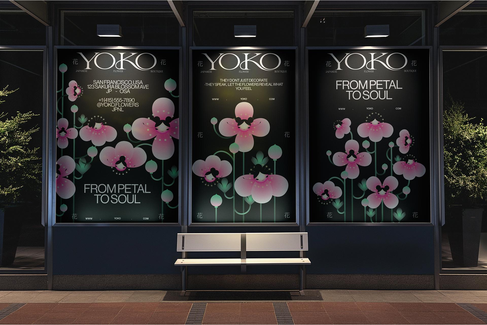YOKO | Brand Identity for flower boutique — Изображение №16 — Брендинг на Dprofile