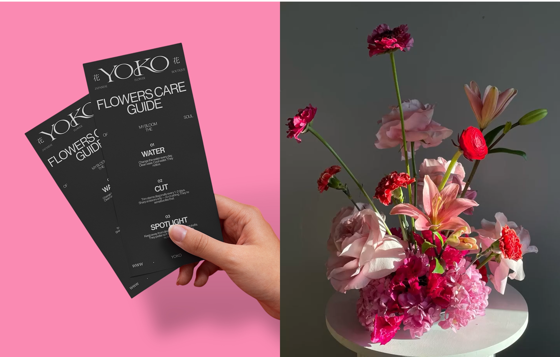 YOKO | Brand Identity for flower boutique — Изображение №6 — Брендинг на Dprofile