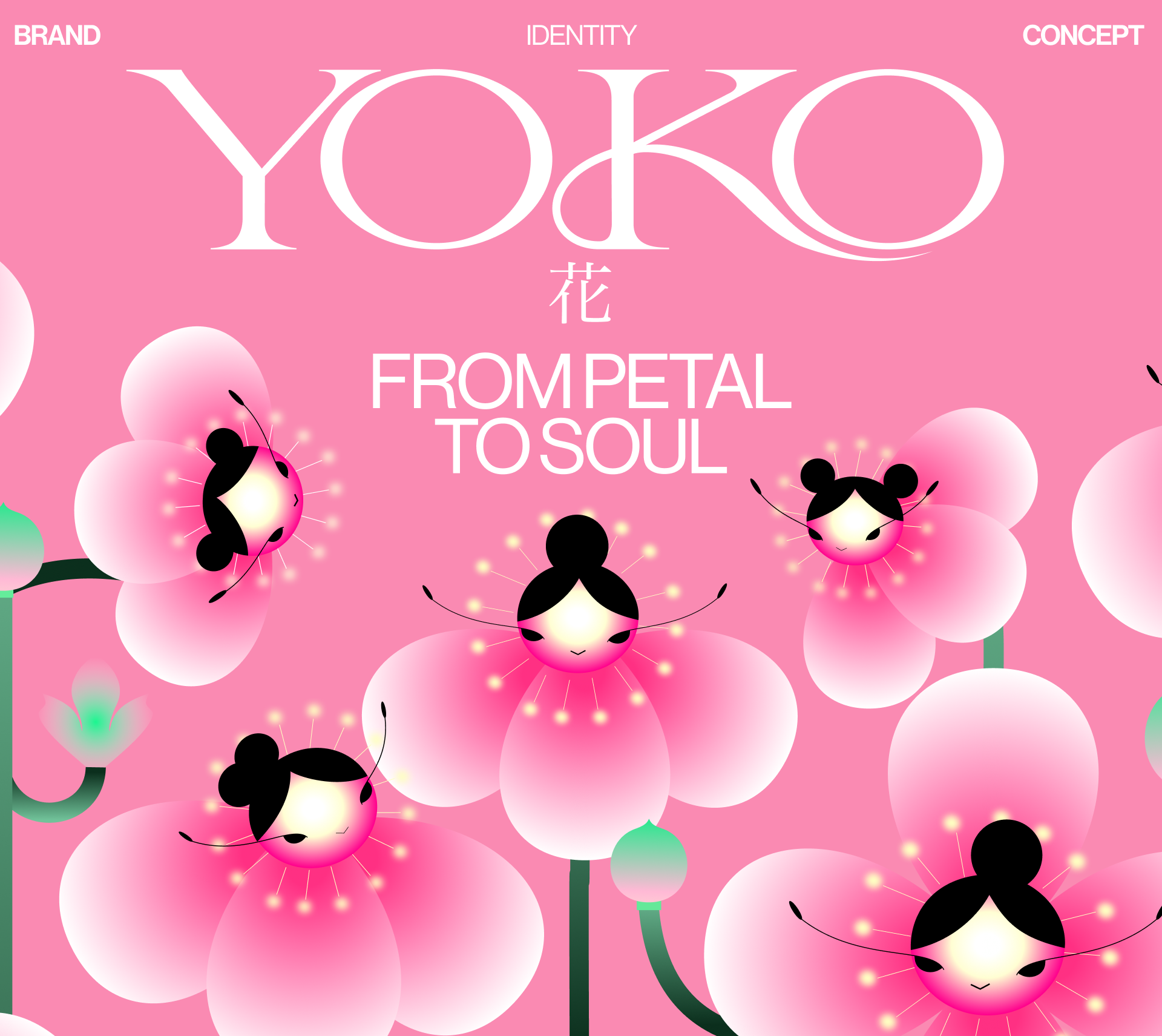 YOKO | Brand Identity for flower boutique — Изображение №1 — Брендинг на Dprofile