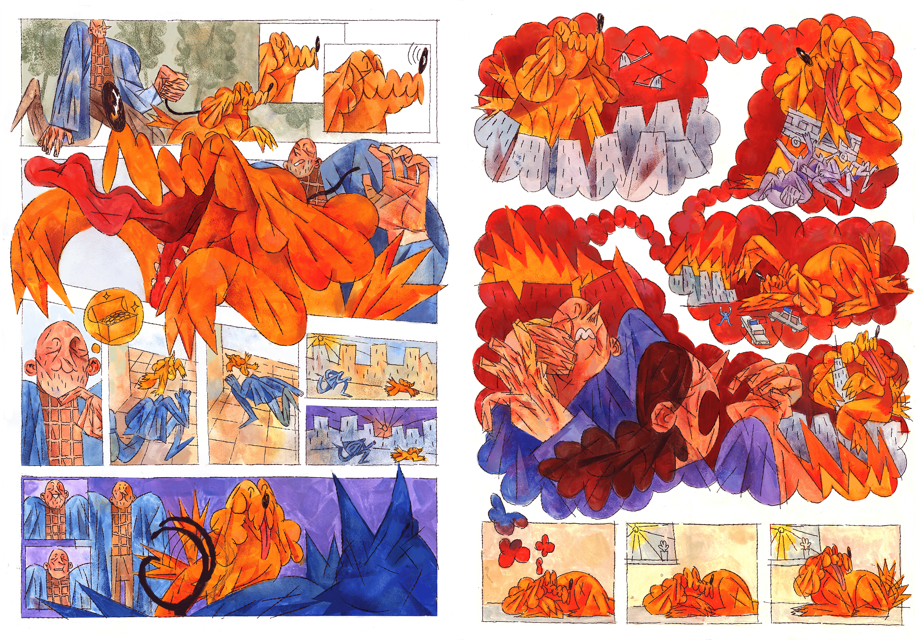 День из жизни собаки | Комикс — Изображение №1 — Иллюстрация, Графика на Dprofile