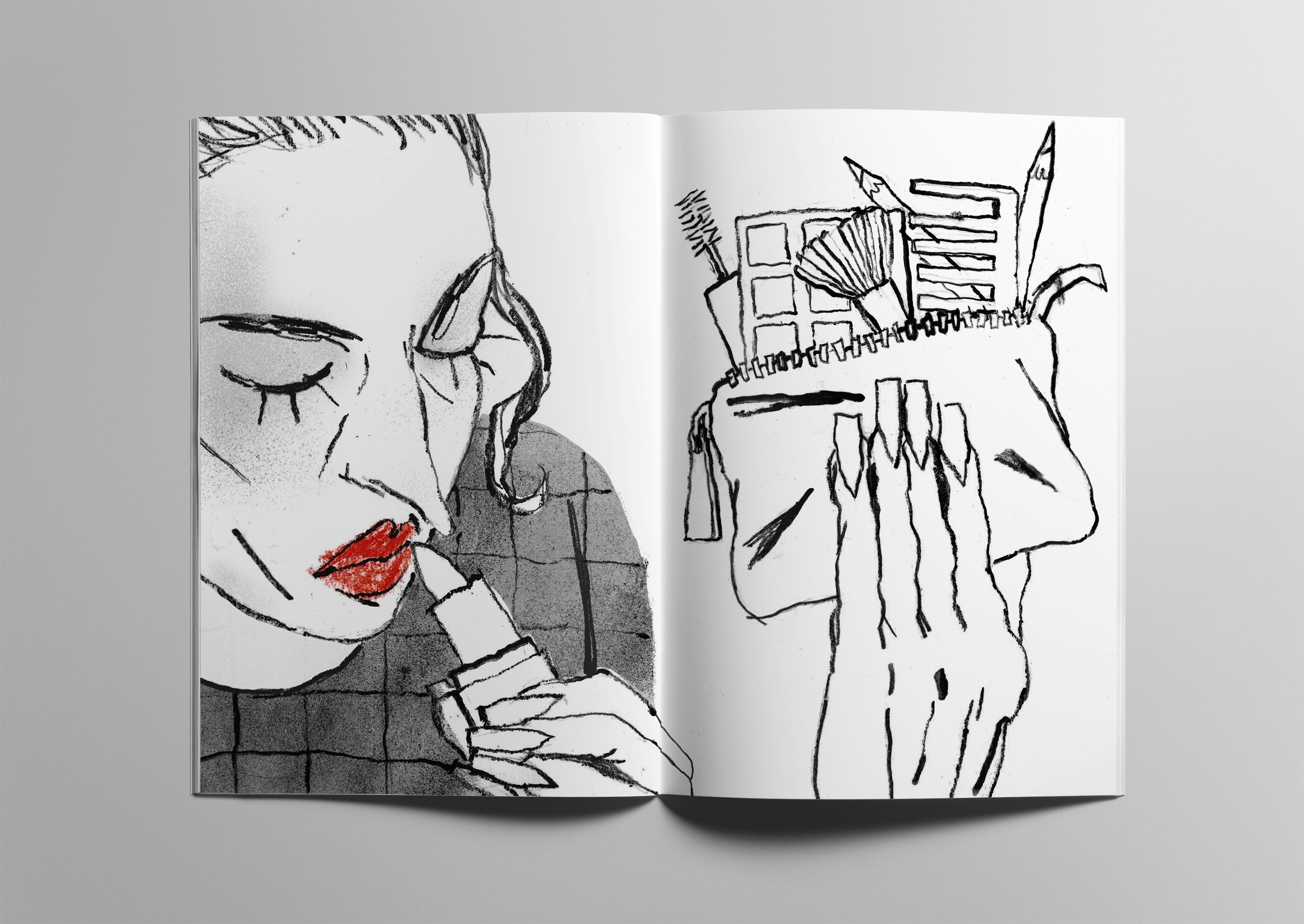 Всё своё ношу с собой | Зин — Изображение №9 — Иллюстрация, Графика на Dprofile