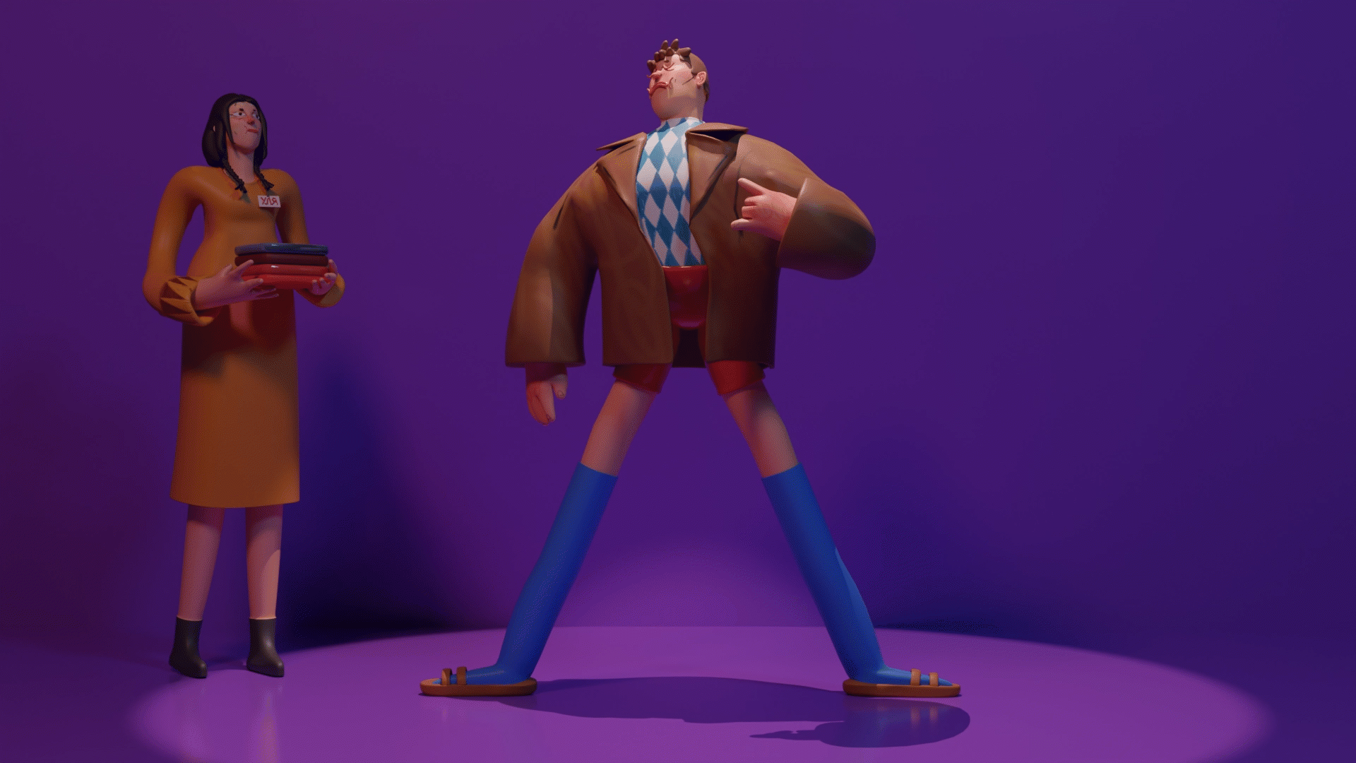Свиданка в 3/9 царстве | 3D мульфильм — Изображение №6 — 3D, Анимация на Dprofile