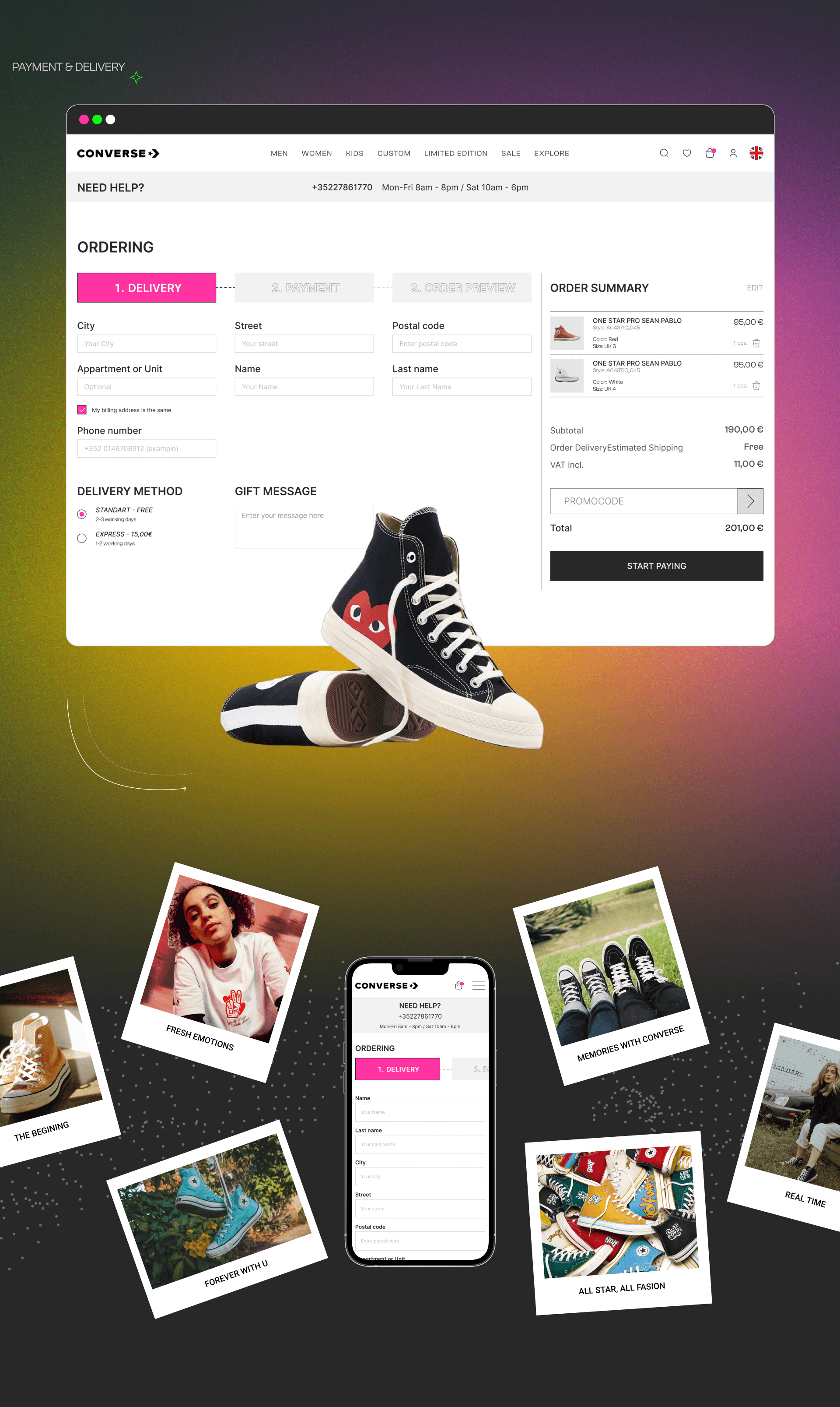 Converse | E-commerce — Изображение №7 — Интерфейсы, Графика на Dprofile