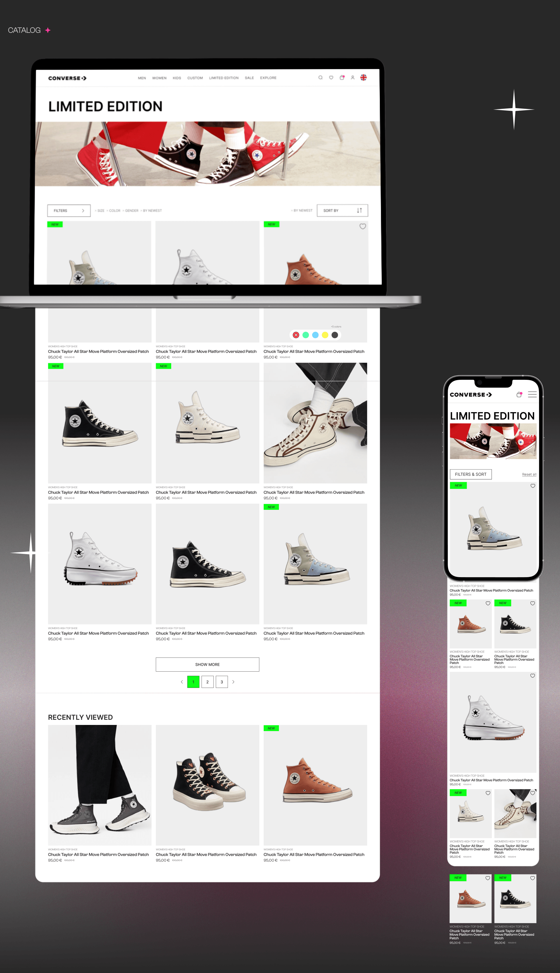 Converse | E-commerce — Изображение №4 — Интерфейсы, Графика на Dprofile