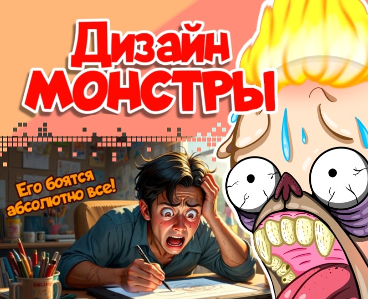 Дедлайн и выгорание - монстры современного мира! — Иллюстрация, Маркетинг на Dprofile