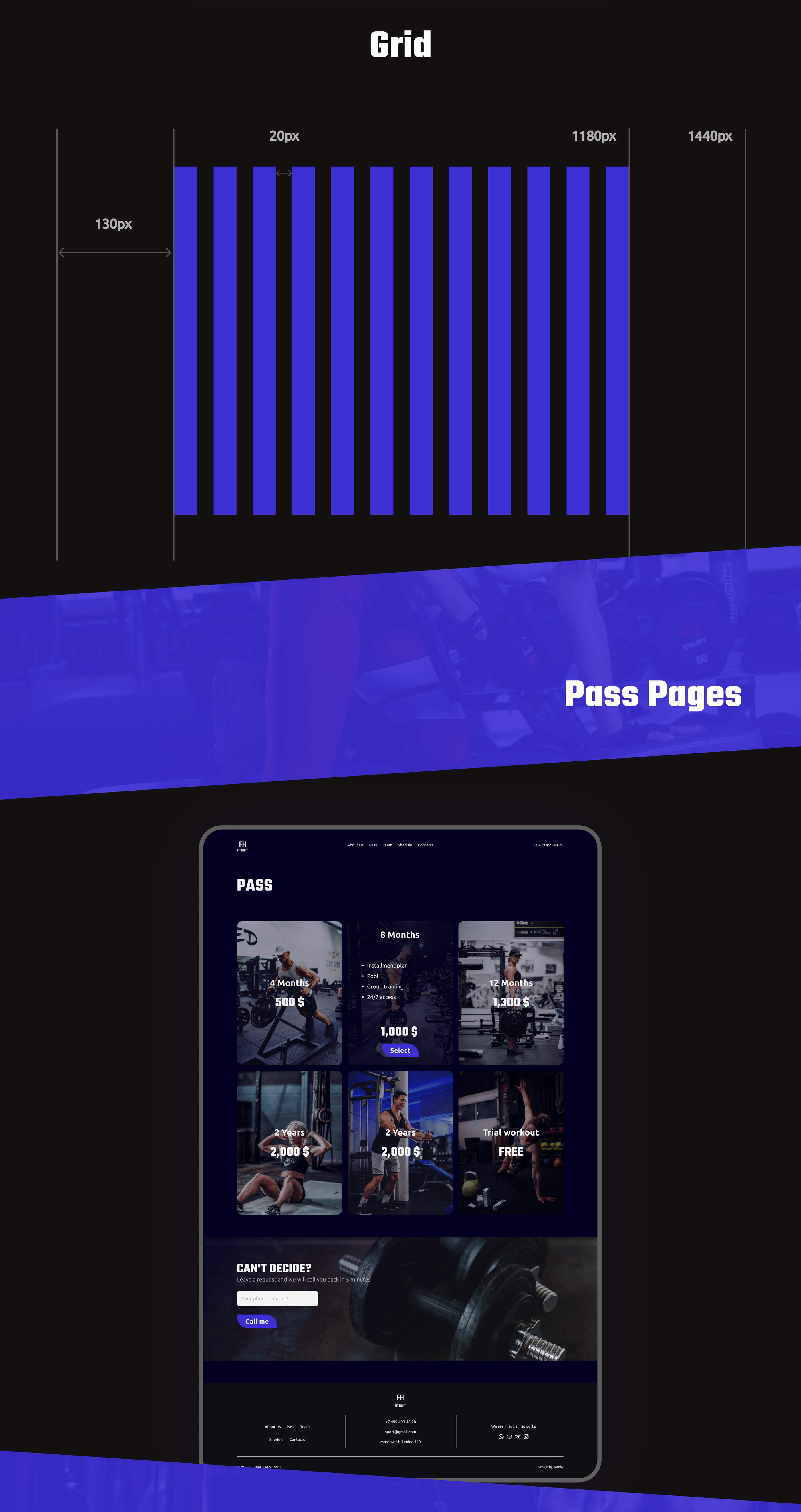 Fitness Club | FitHunt — Изображение №5 — Интерфейсы, Маркетинг на Dprofile