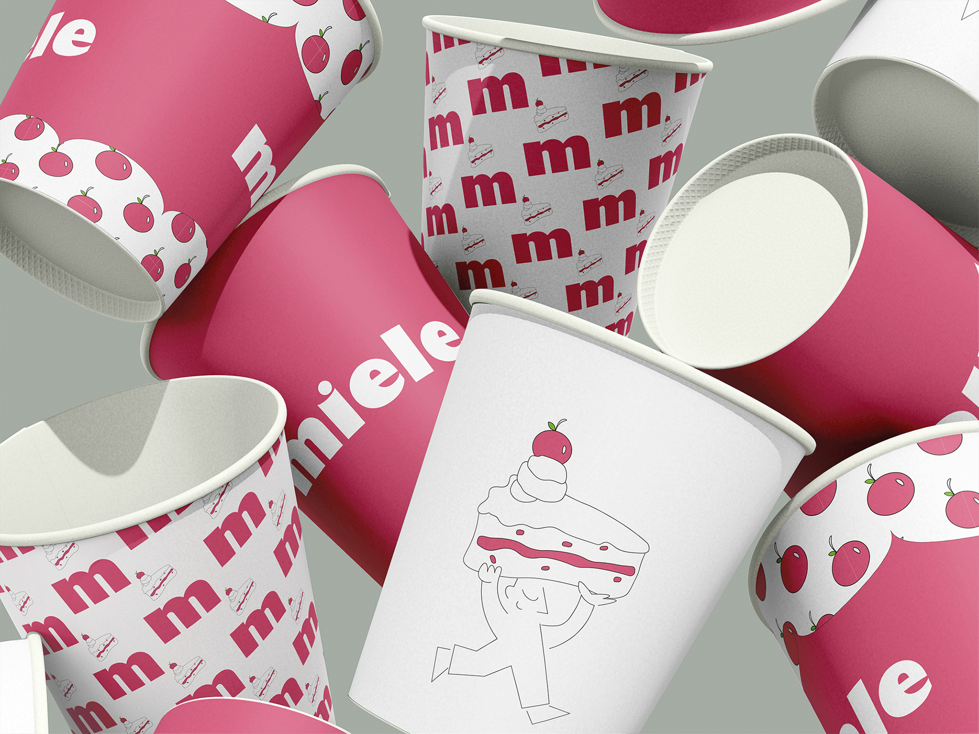 miele | Логотип и фирменный стиль для кондитерской — Изображение №7 — Брендинг на Dprofile